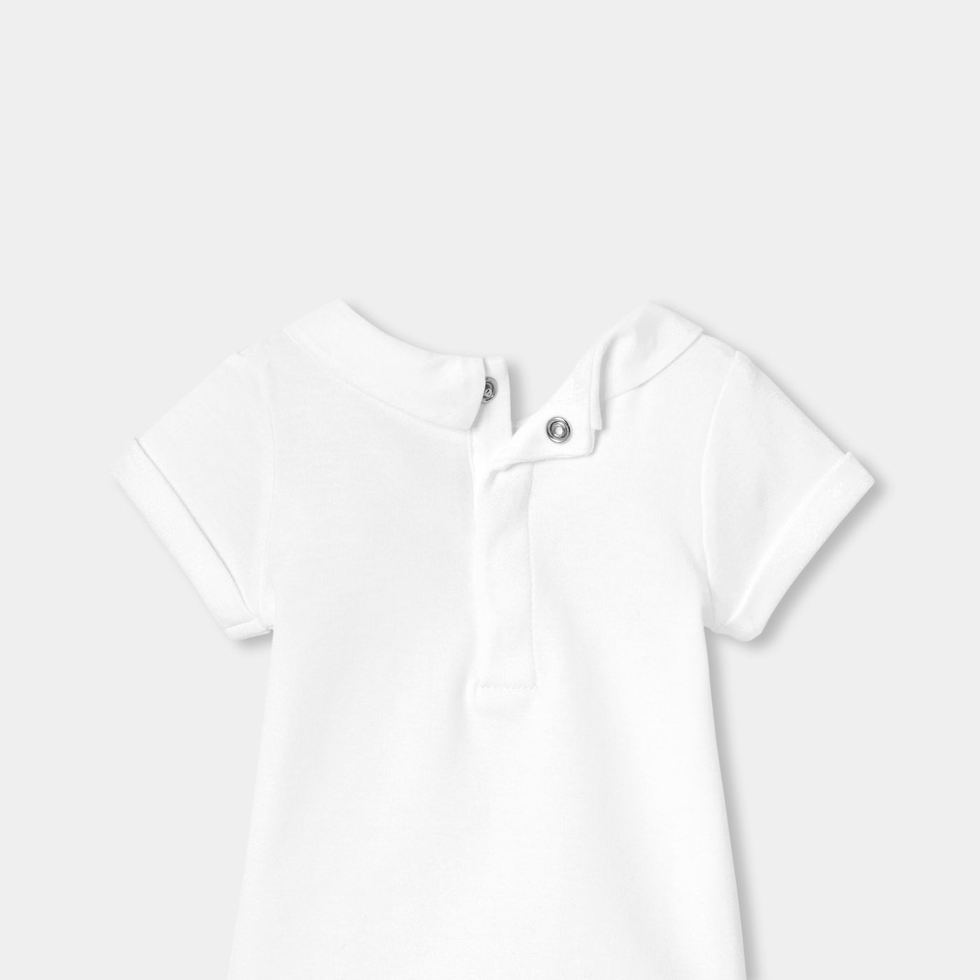 Baby boy short-sleeved cotton bodysuit