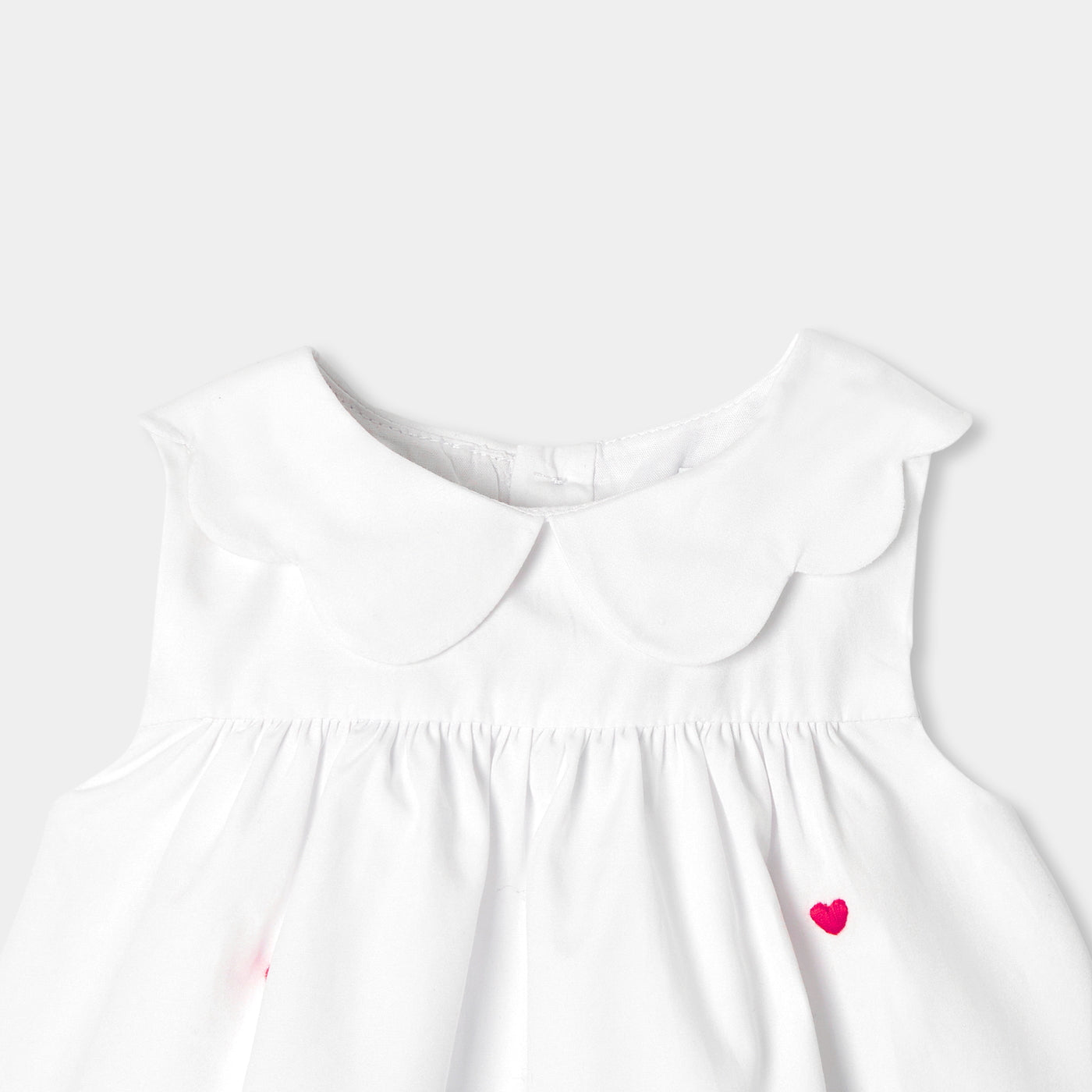 Baby girl embroidered poplin dress