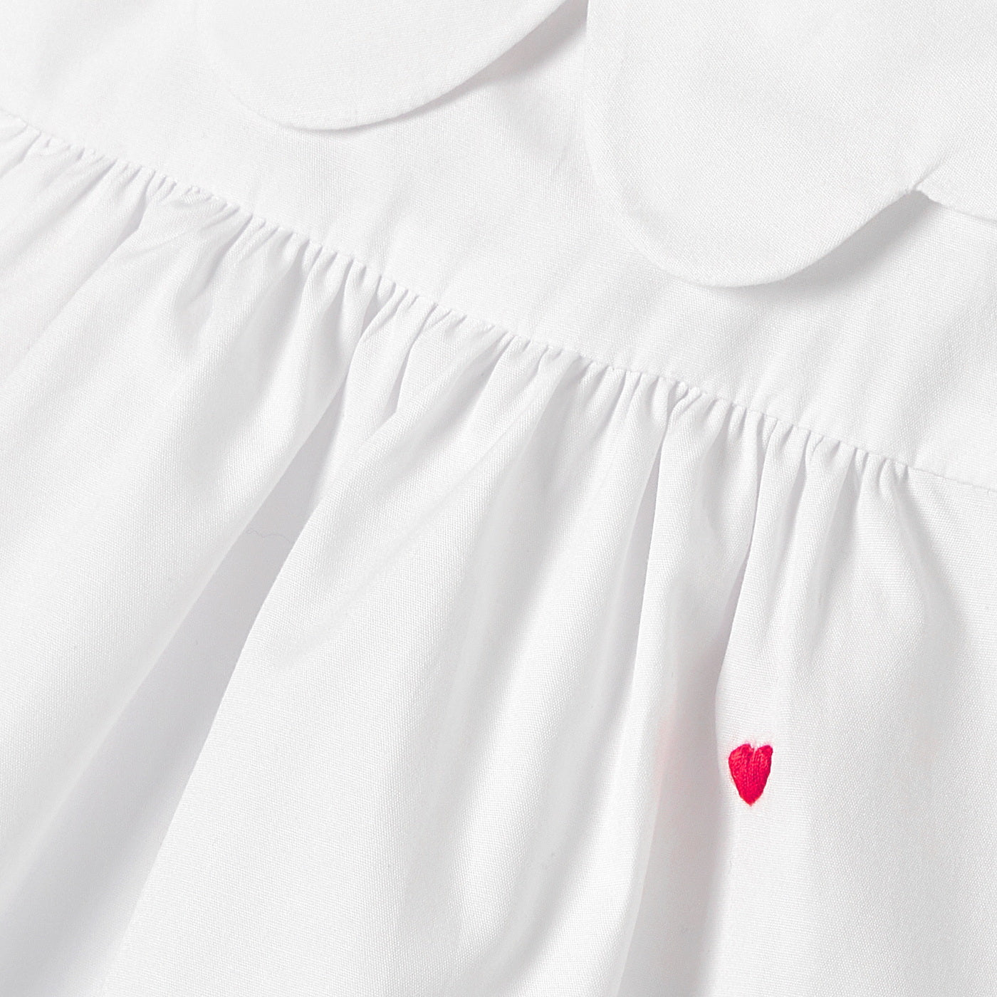Baby girl embroidered poplin dress