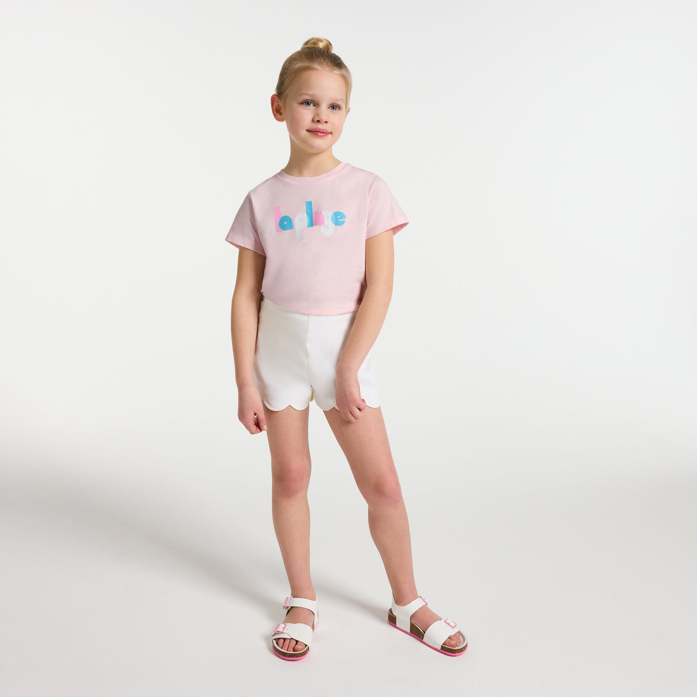 Girl short-sleeved T-shirt