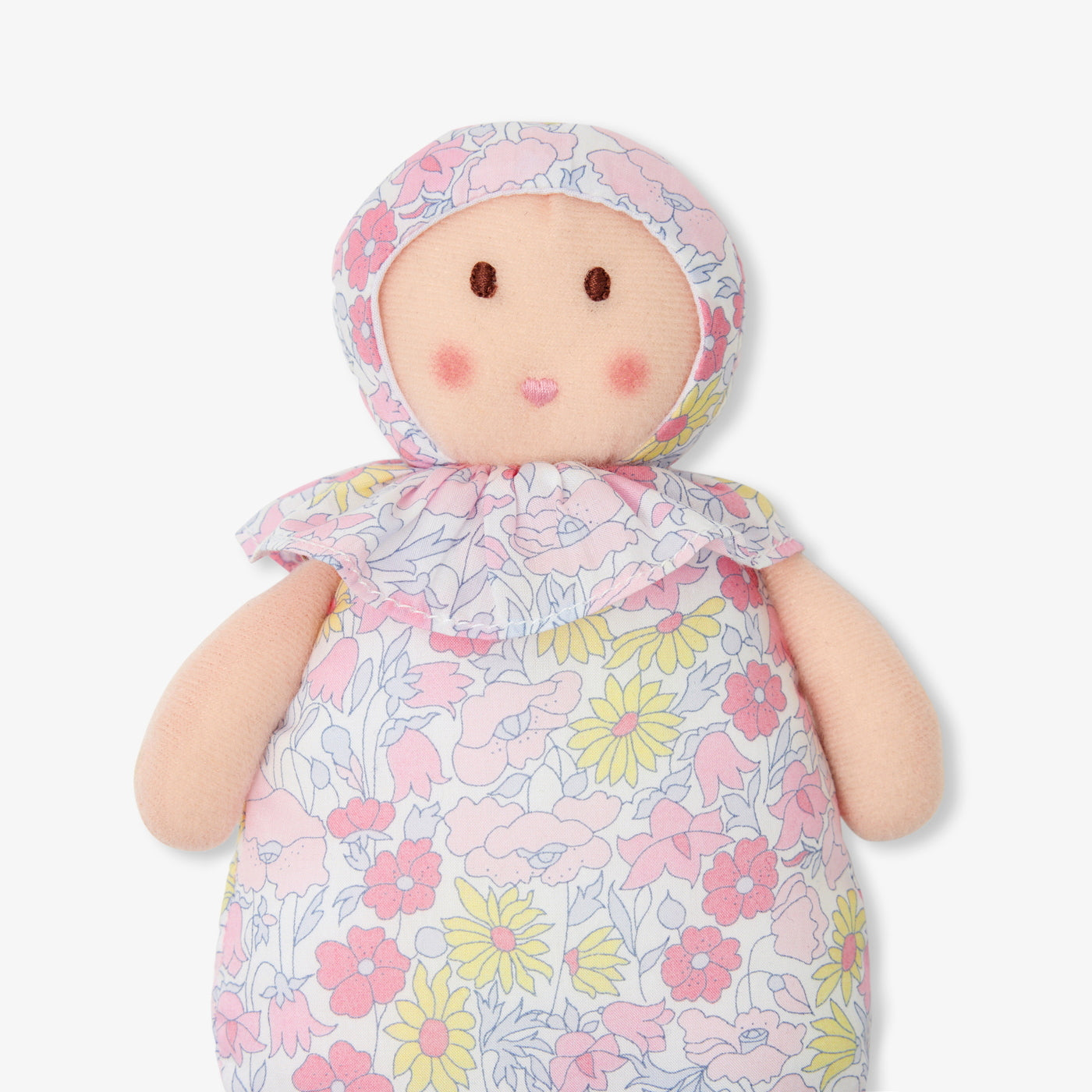 Josephine Liberty fabric rattle doll