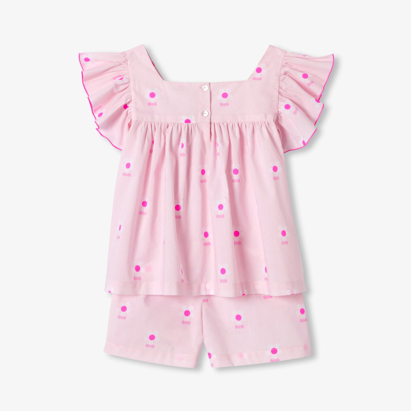 Girl poplin pyjama shorts