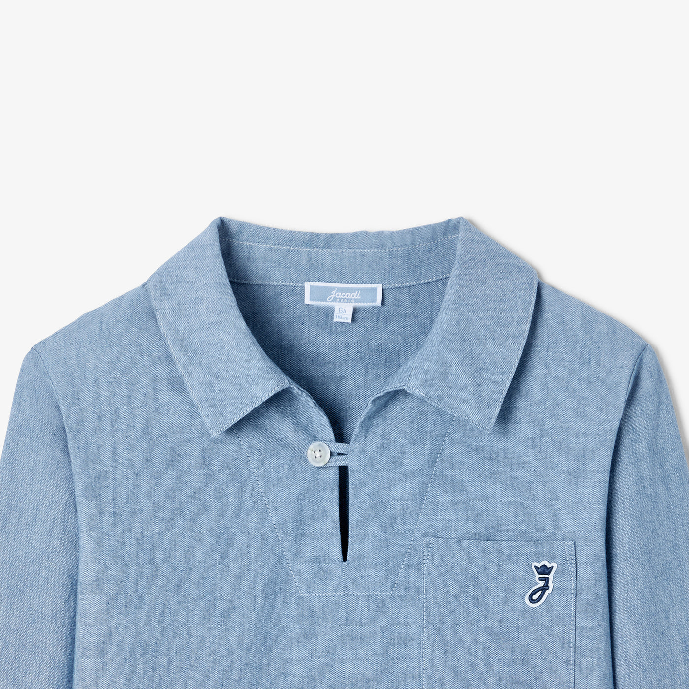 Child chambray sailor shirt