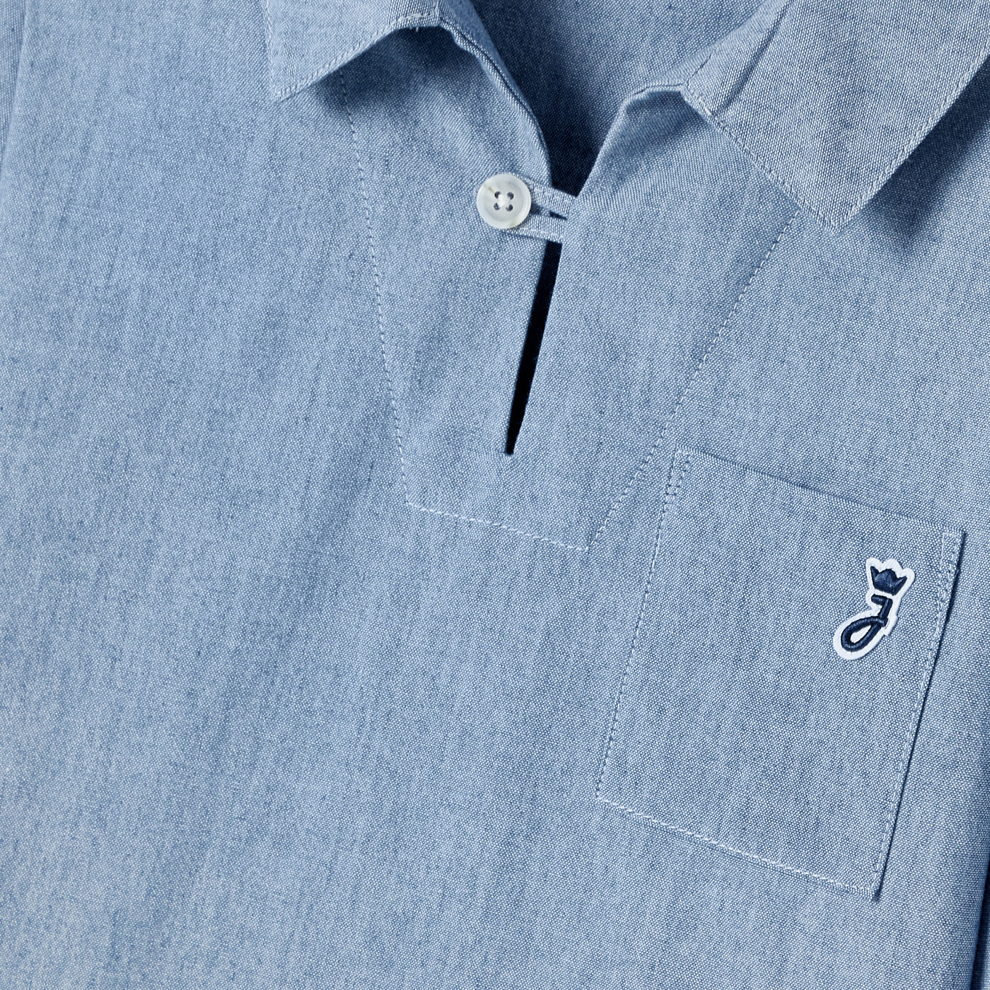 Child chambray sailor shirt