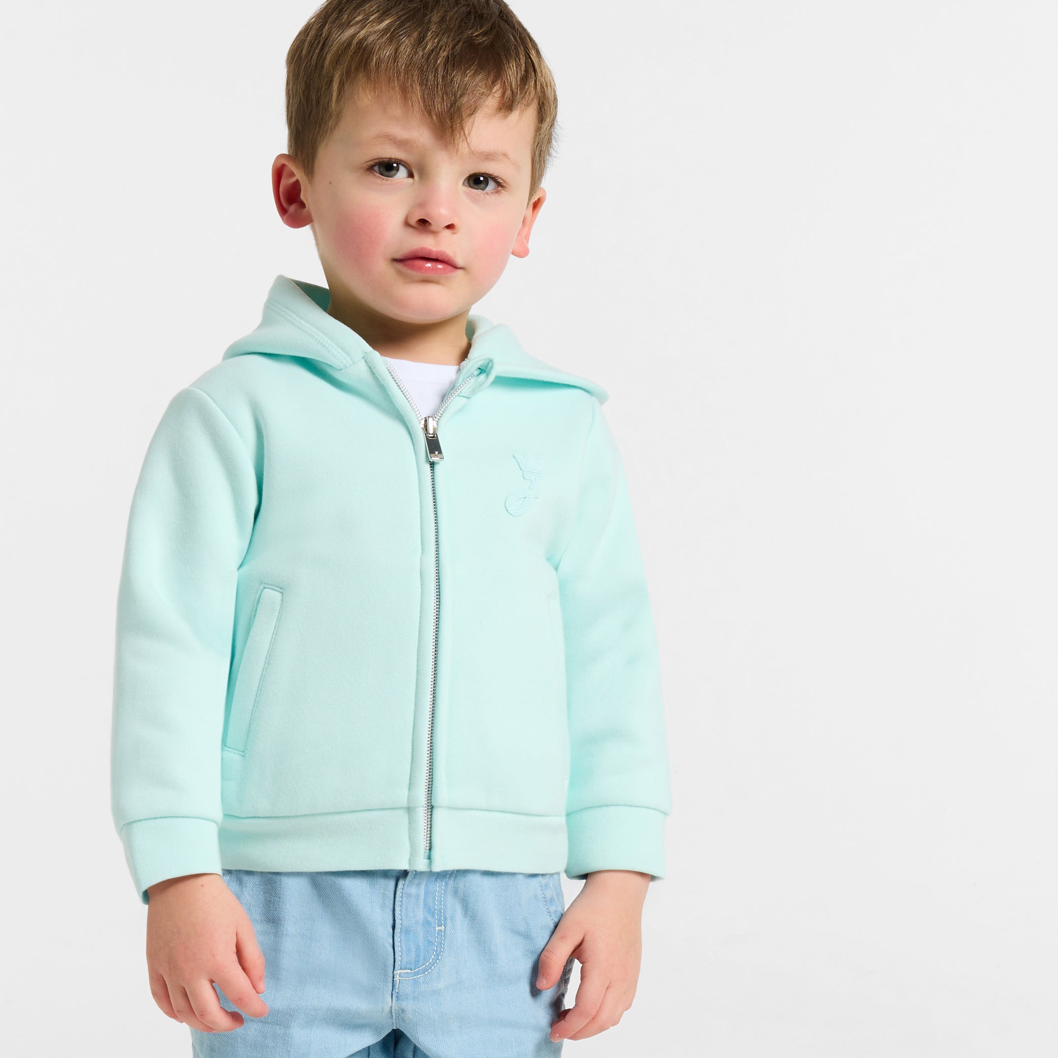 Baby zip-up fleece sweatshirt