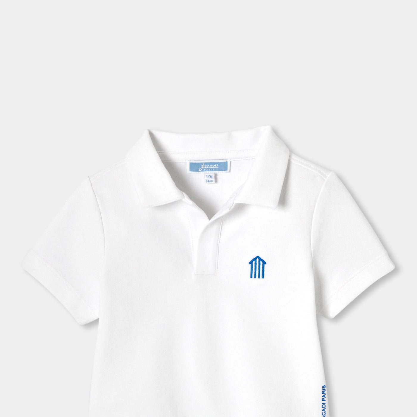 Baby boy mercerised jersey polo shirt