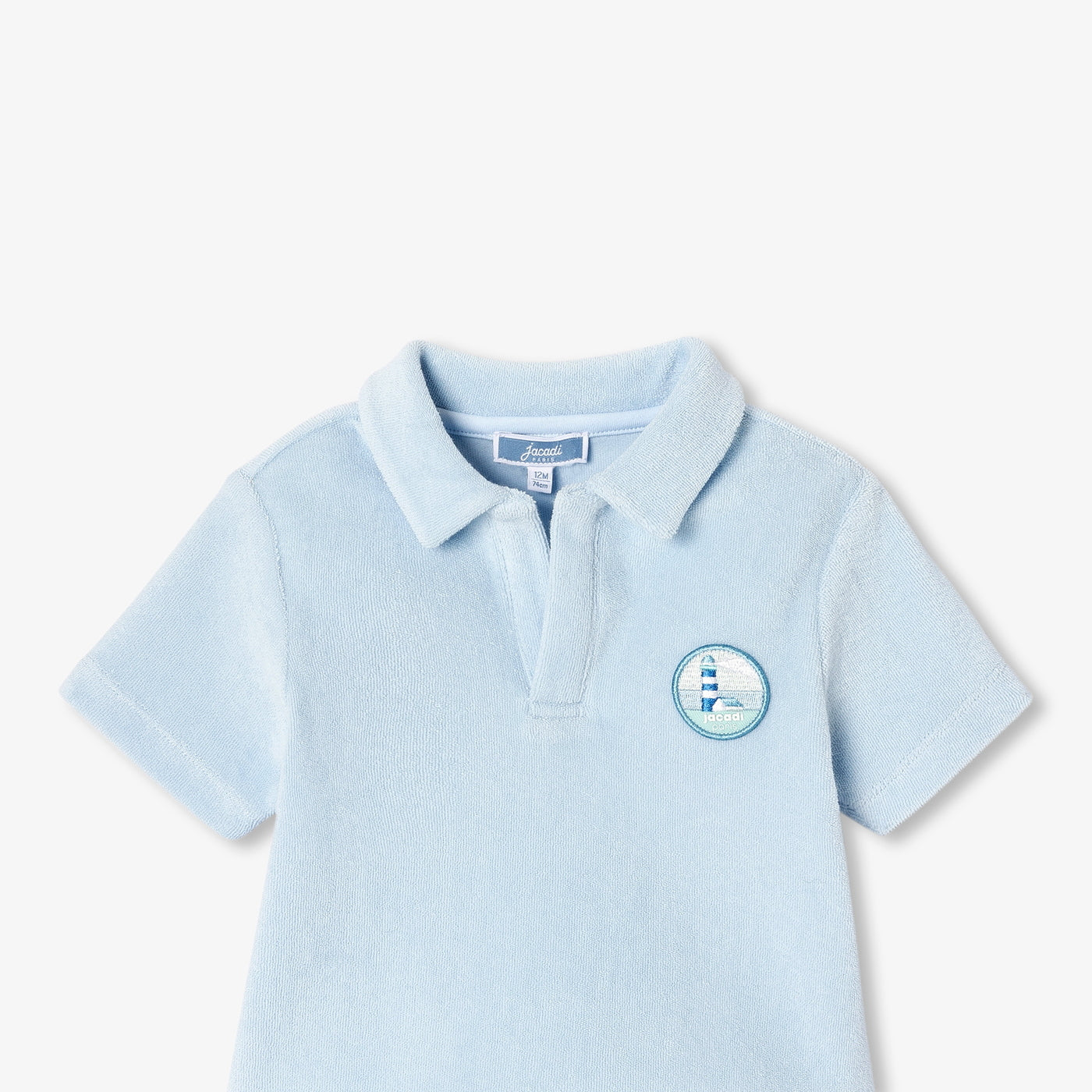 Baby boy terry cotton shorts set