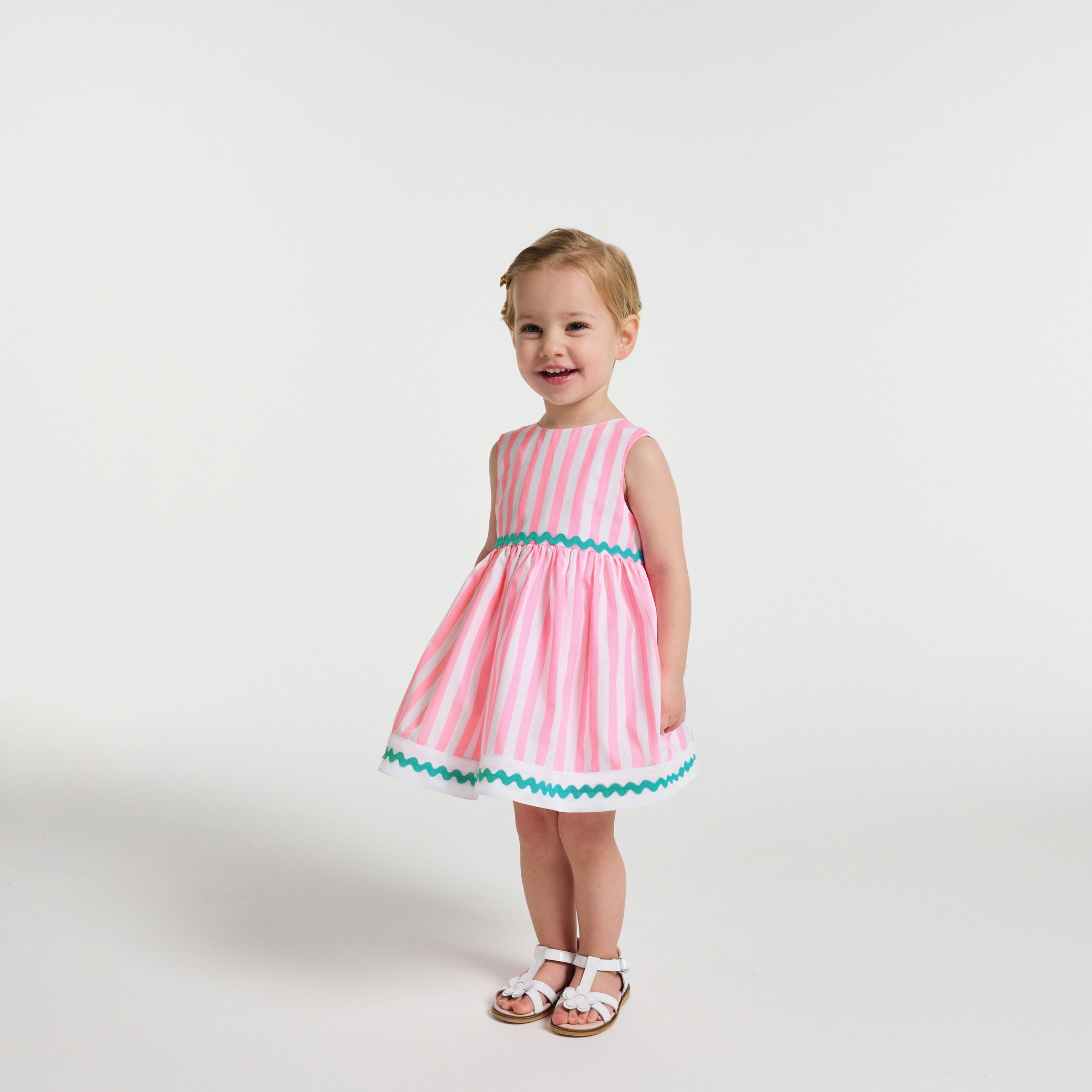 Baby girl striped cotton dress