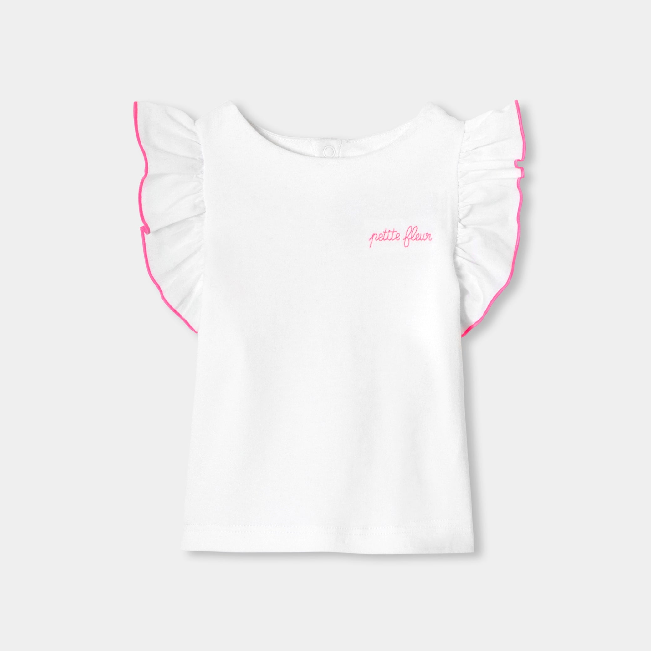 Baby girl interlock cotton T-shirt