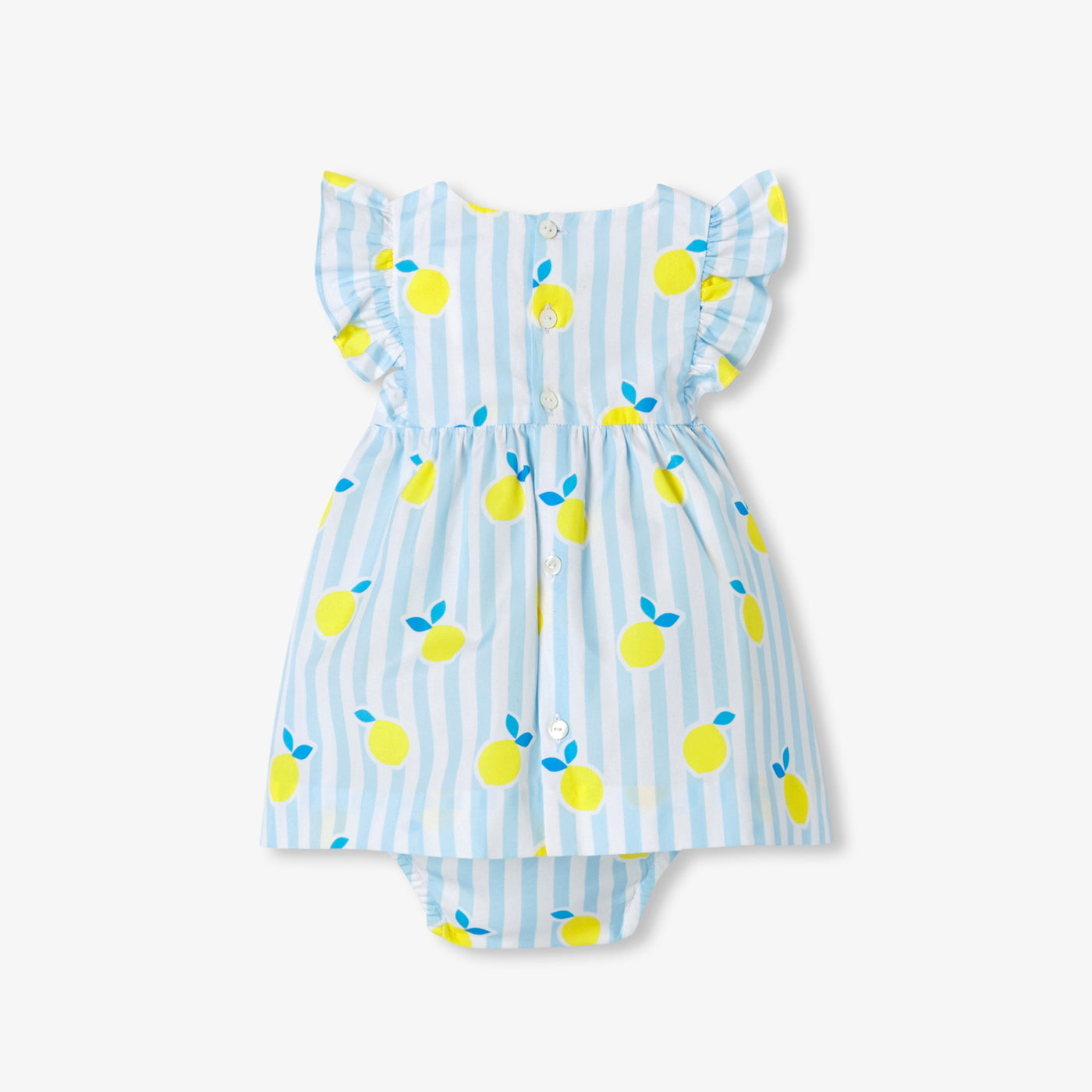 Baby girl dress in cotton poplin