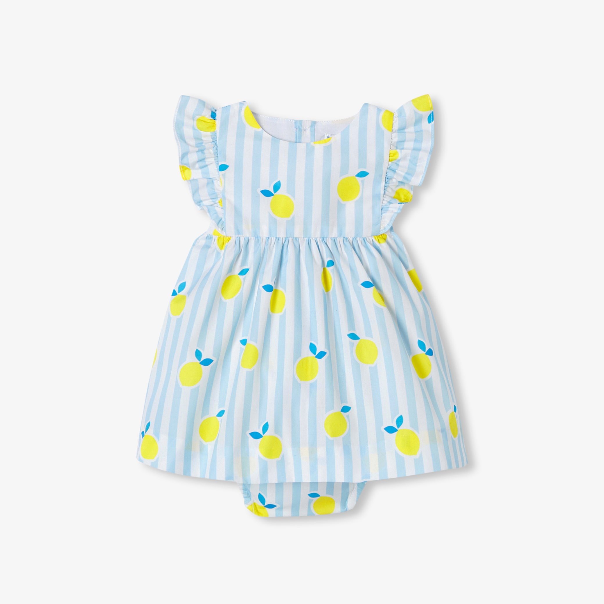 Baby girl dress in cotton poplin