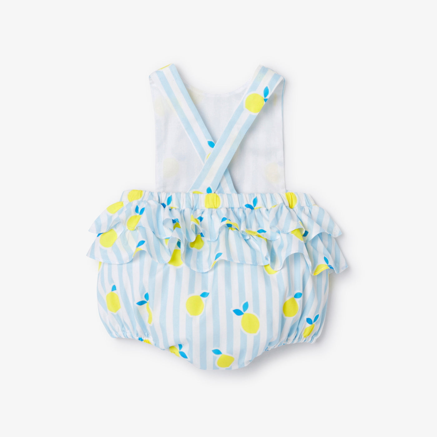 Baby girl poplin romper