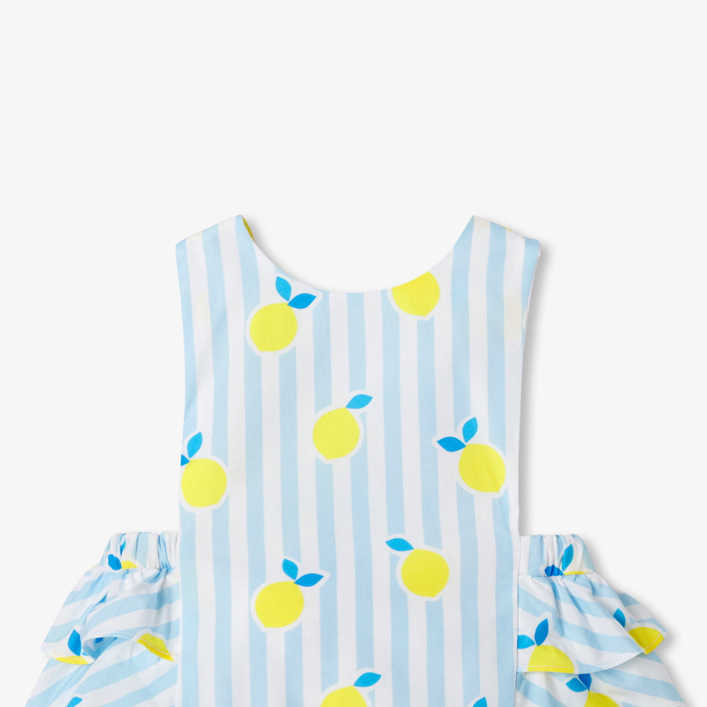 Baby girl poplin romper