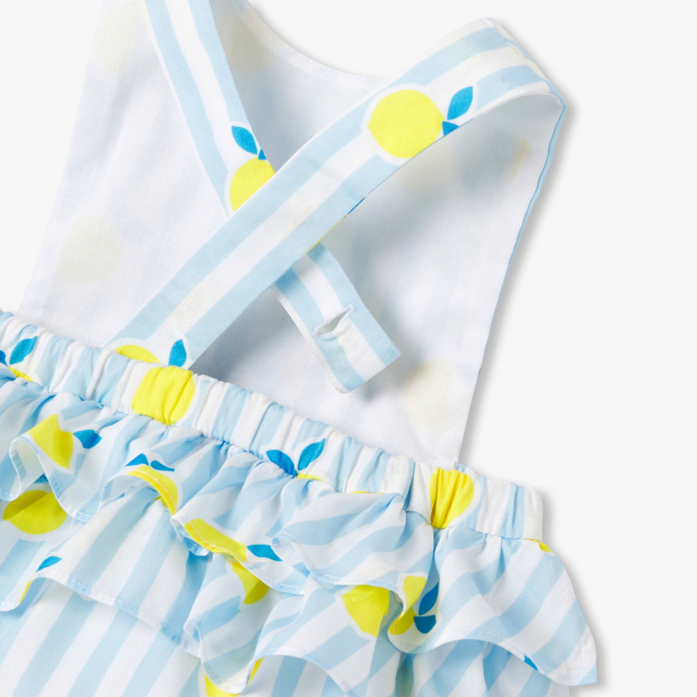 Baby girl poplin romper