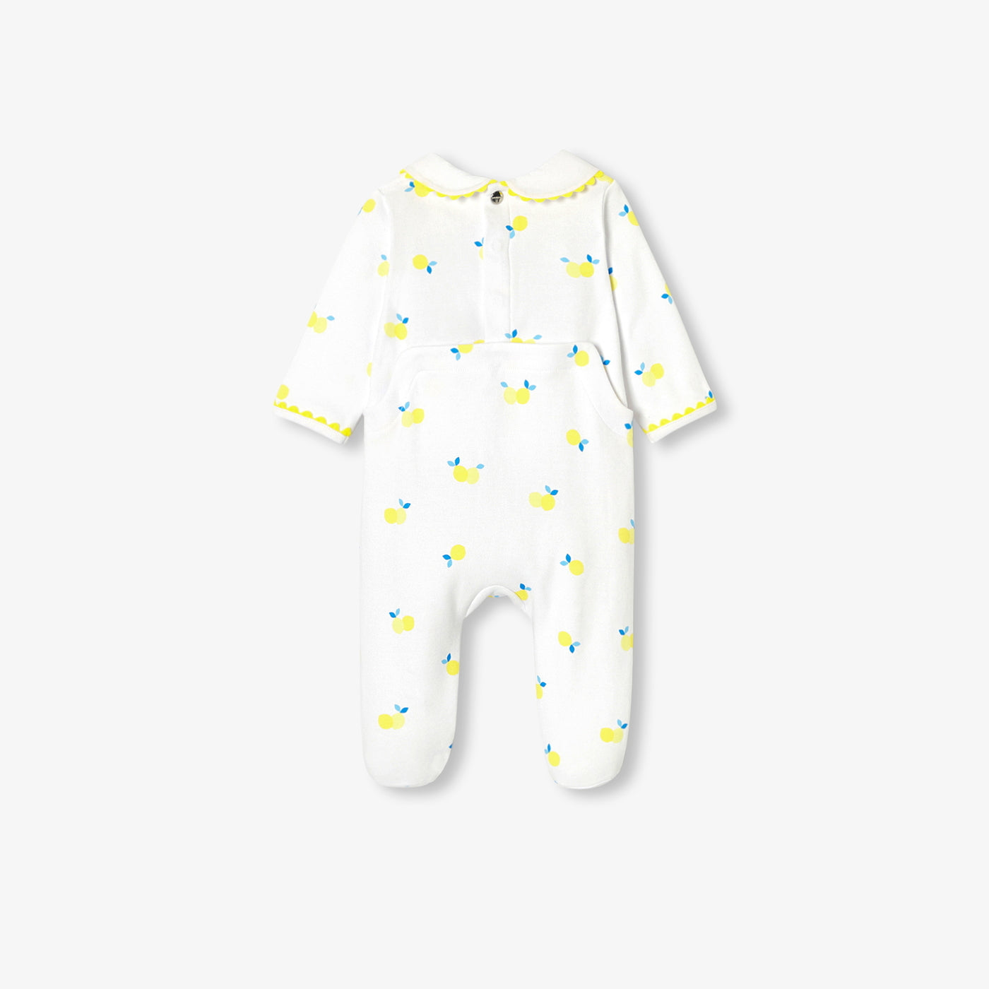 Baby girl pyjamas in interlock cotton