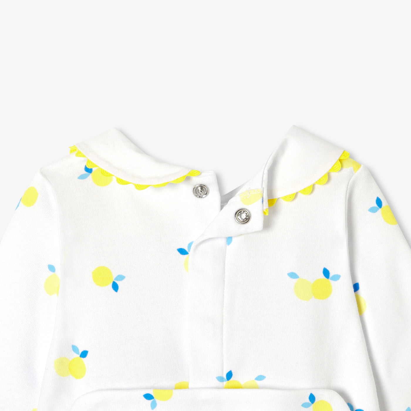Baby girl pyjamas in interlock cotton