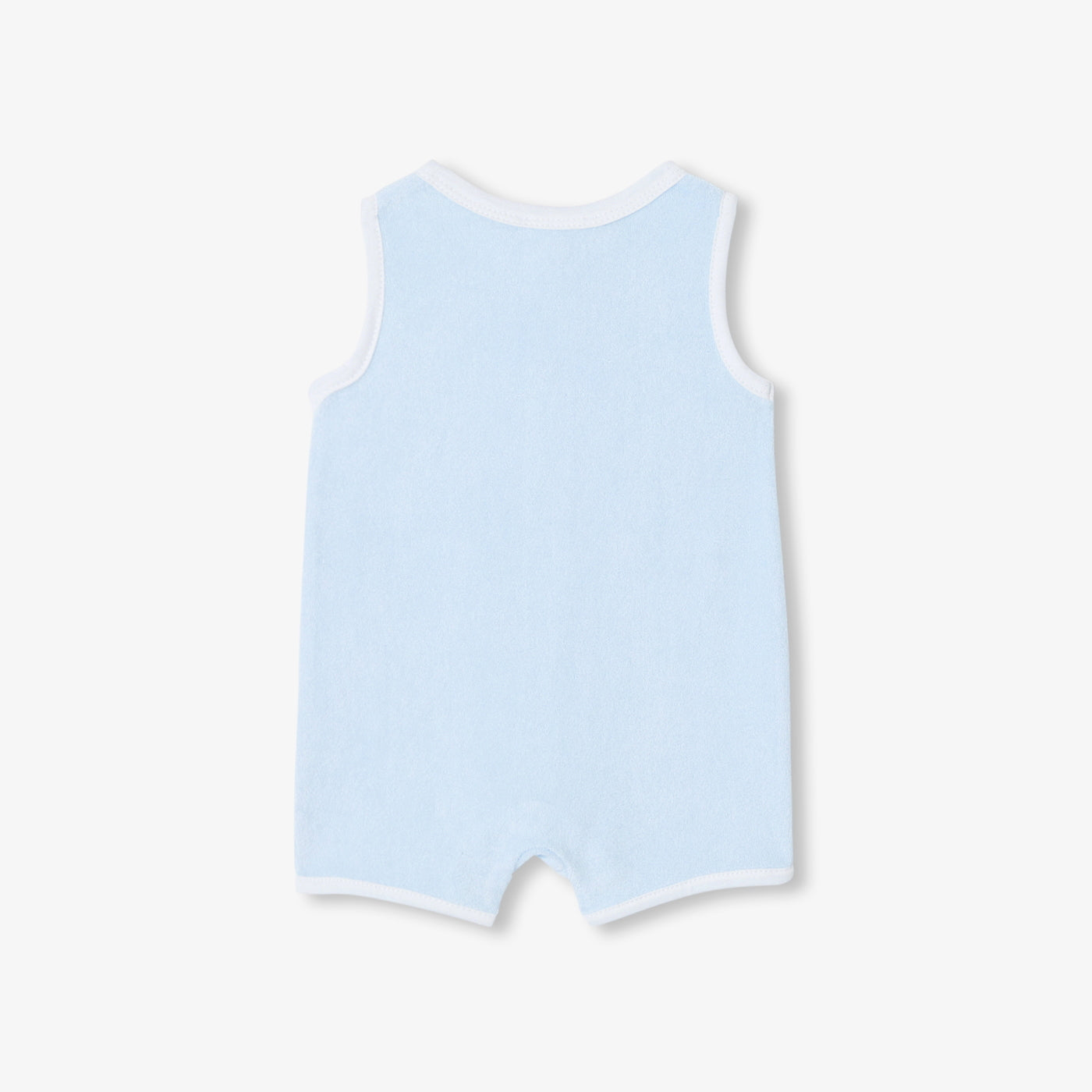 Baby boy French terry romper