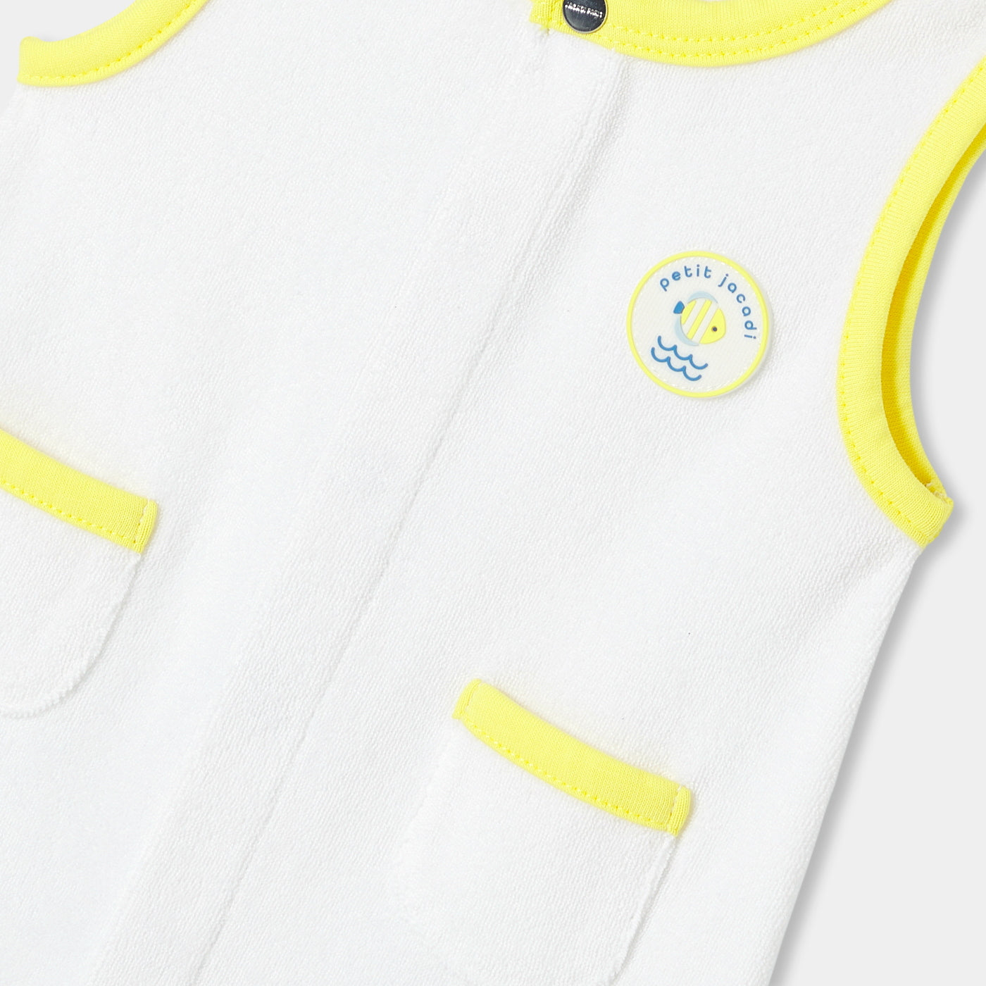 Baby boy French terry romper