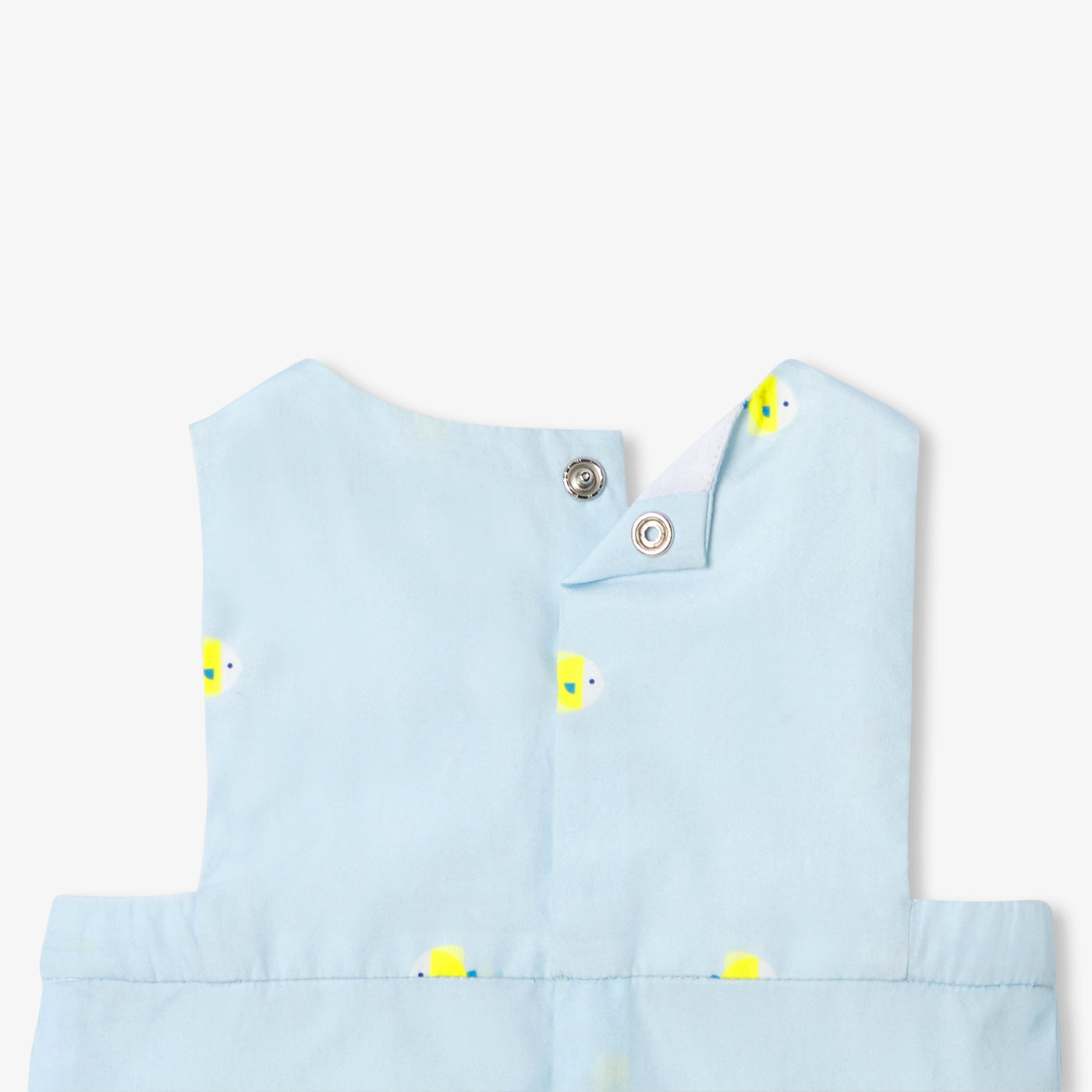 Baby boy poplin romper