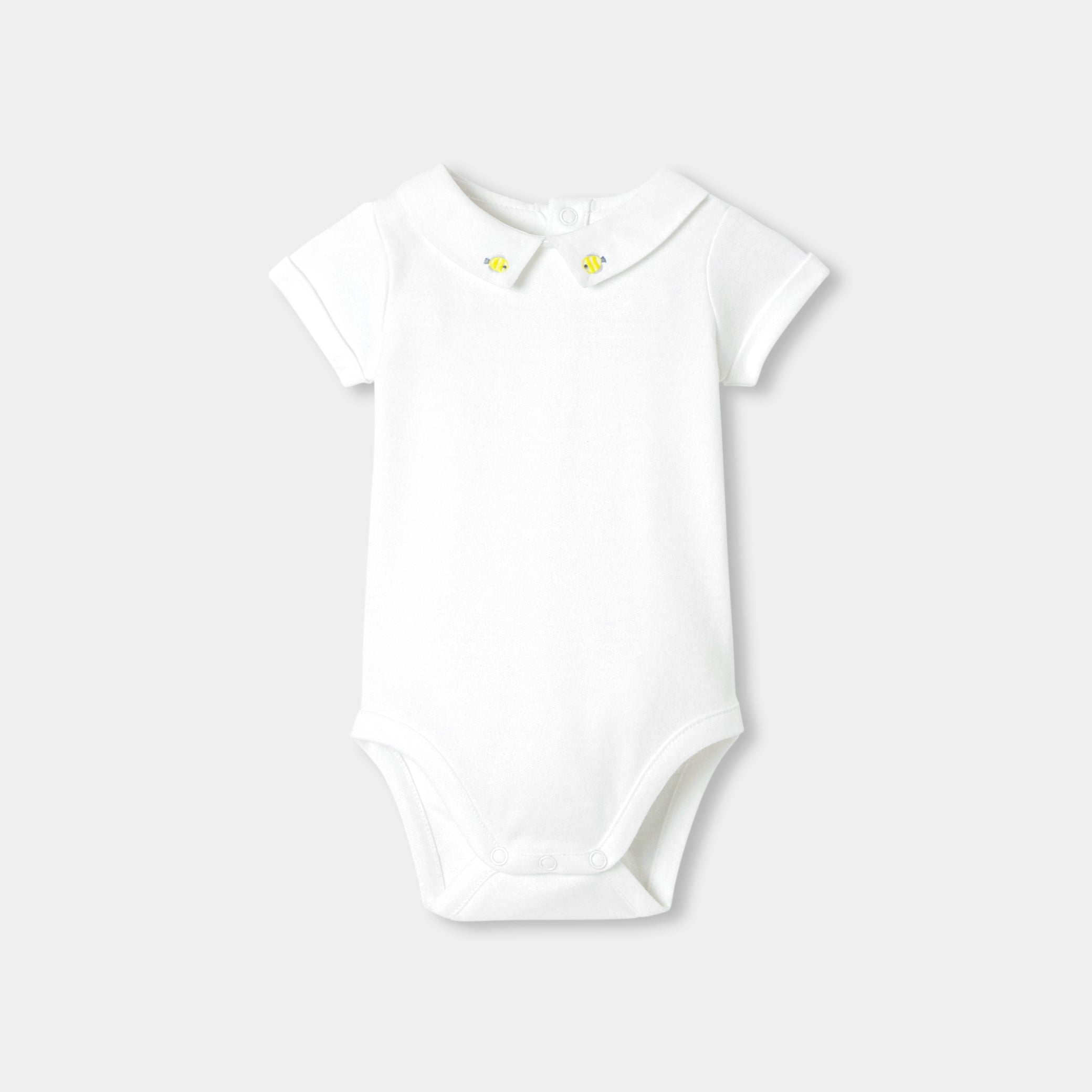 Baby boy interlock cotton bodysuit