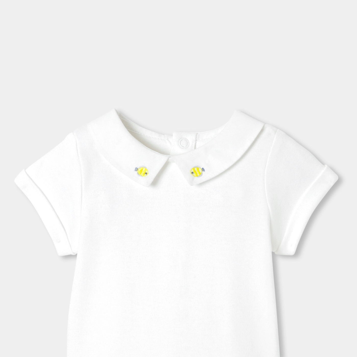Baby boy interlock cotton bodysuit