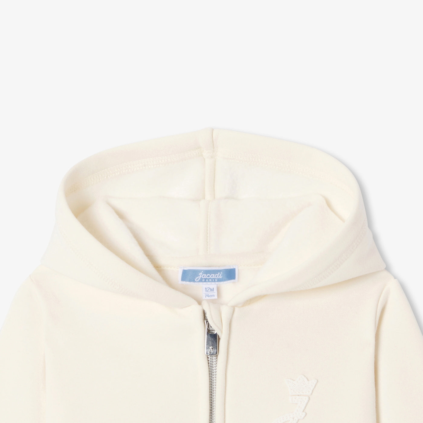 Baby zip-up sweatshirt in fleece