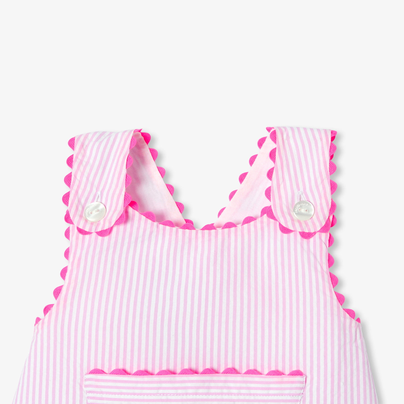 Baby girl striped cotton shorts set