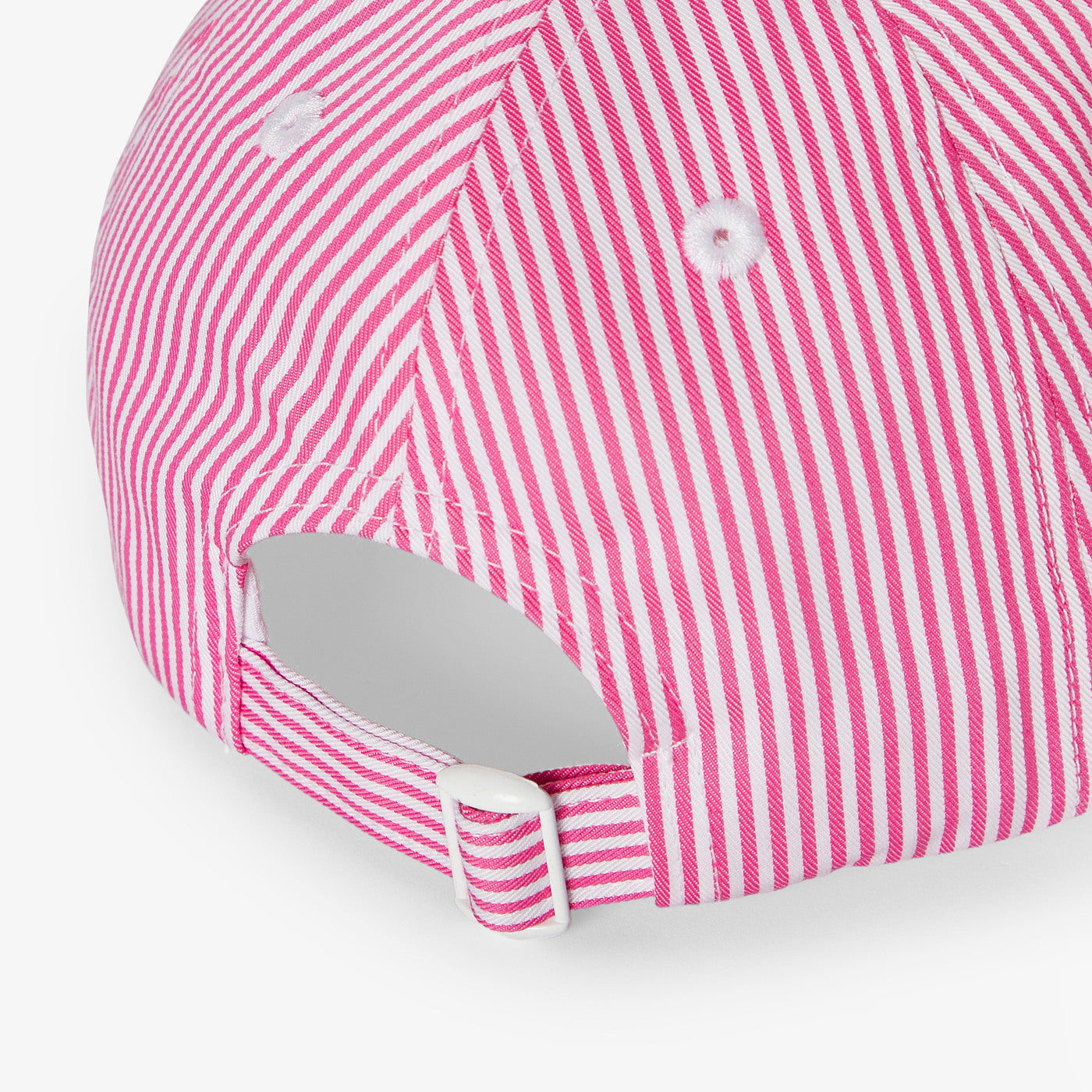 Casquette enfant en coton rayé