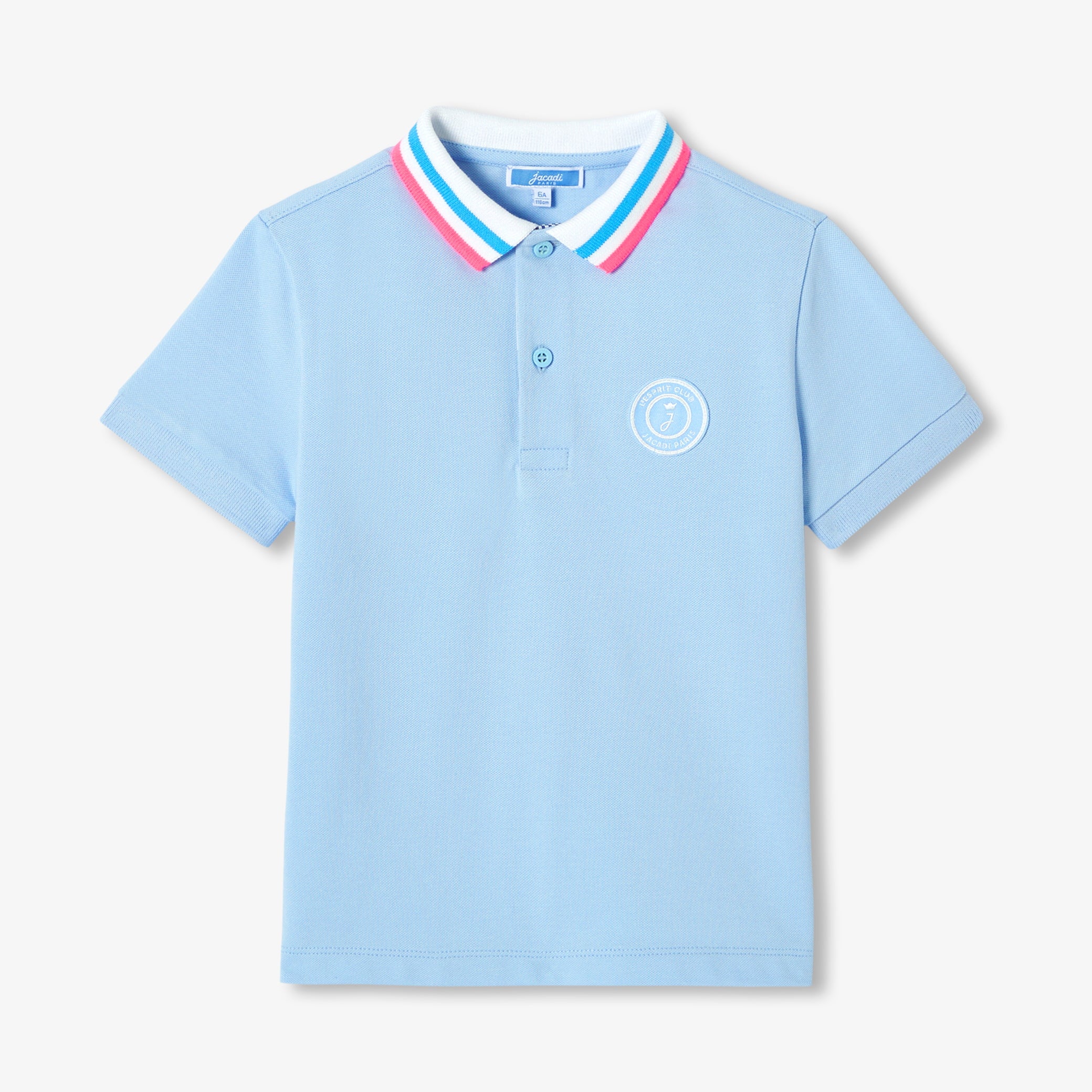Boy mini piqué cotton polo shirt