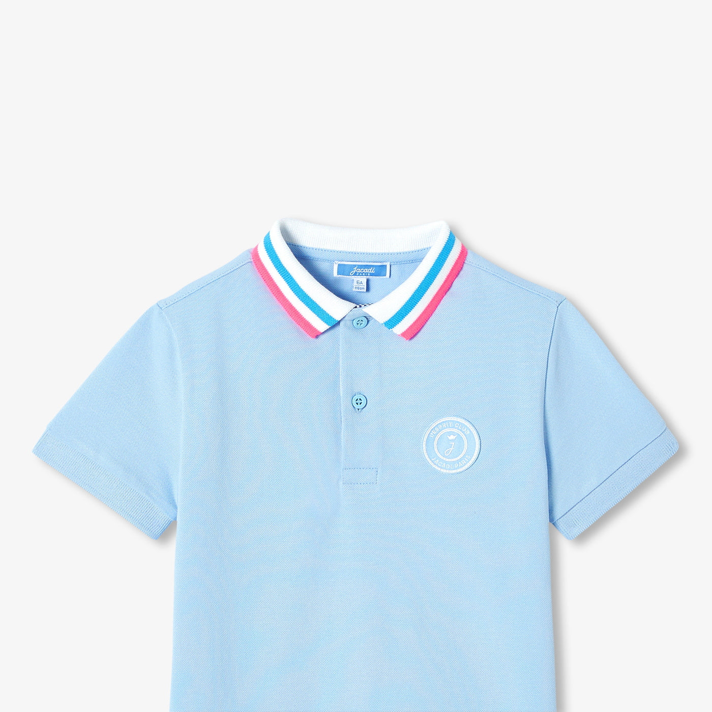 Boy mini piqué cotton polo shirt