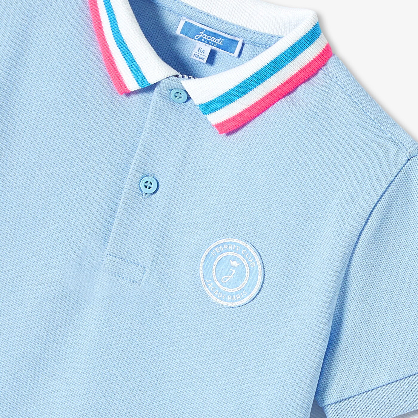 Boy mini piqué cotton polo shirt