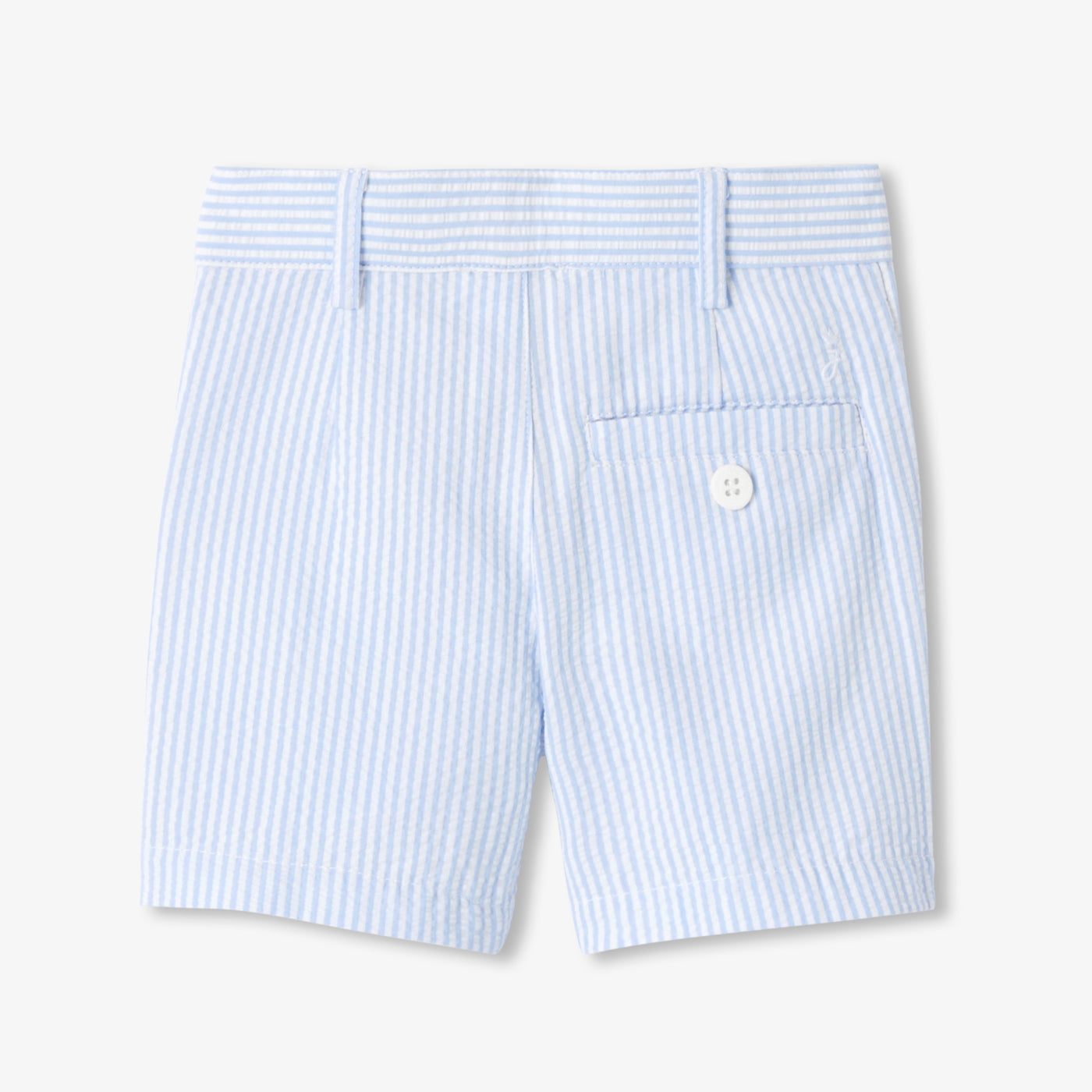 Baby boy shorts in seersucker