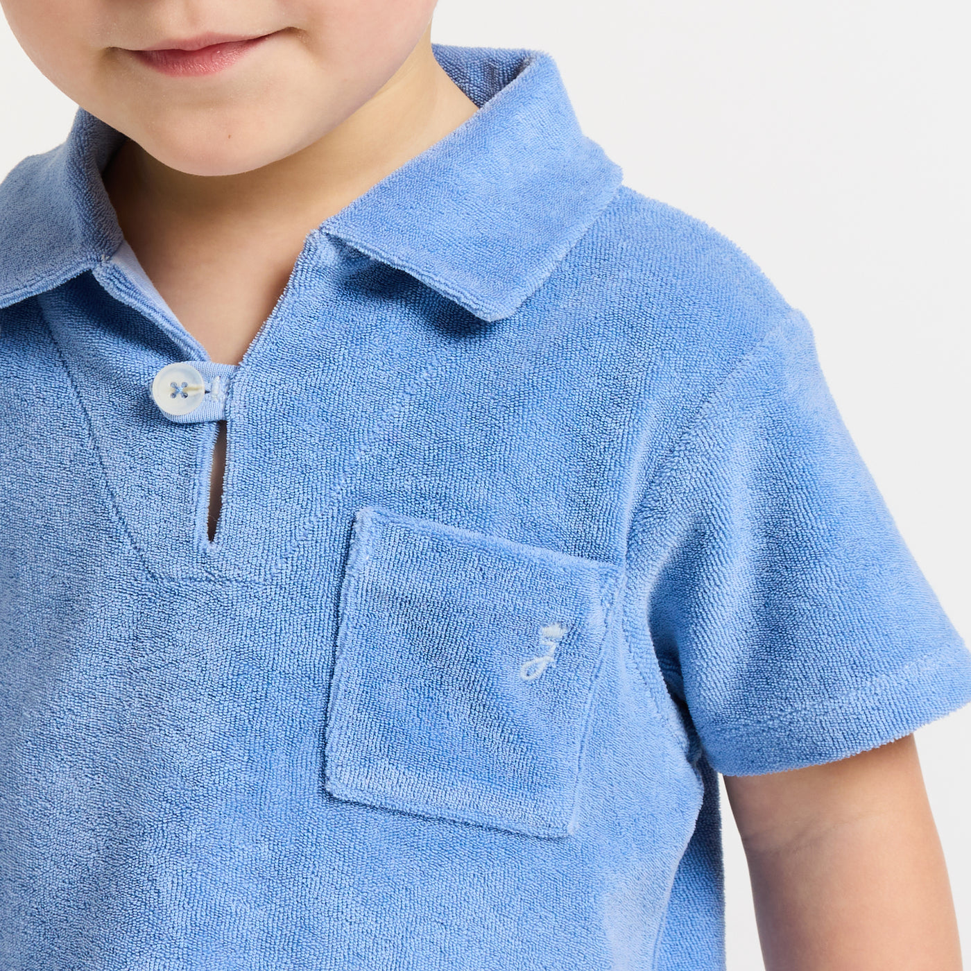 Baby boy terry polo shirt