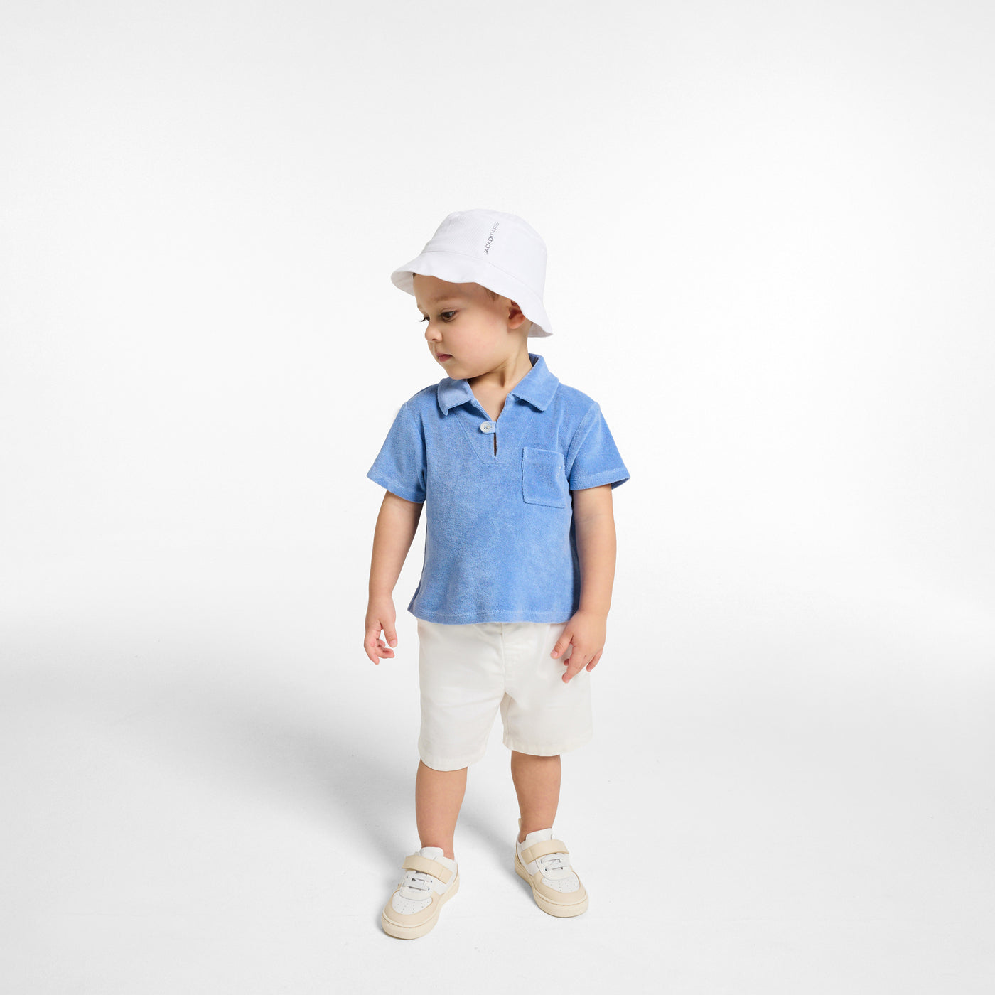 Baby boy terry polo shirt