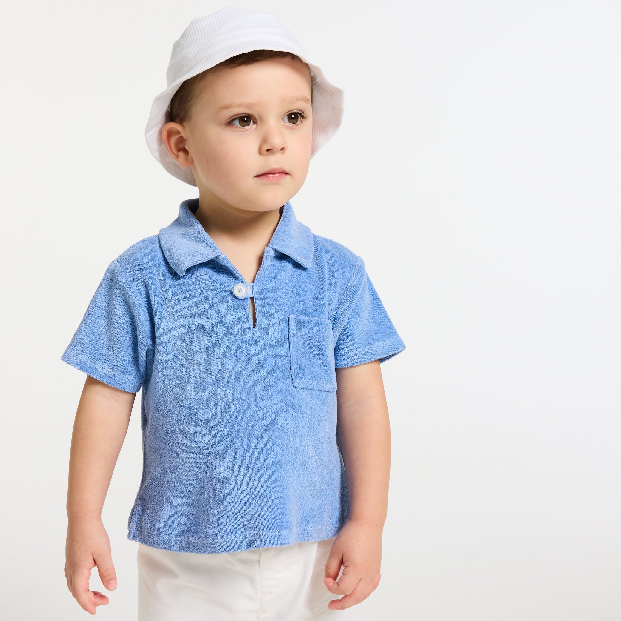 Baby boy terry polo shirt