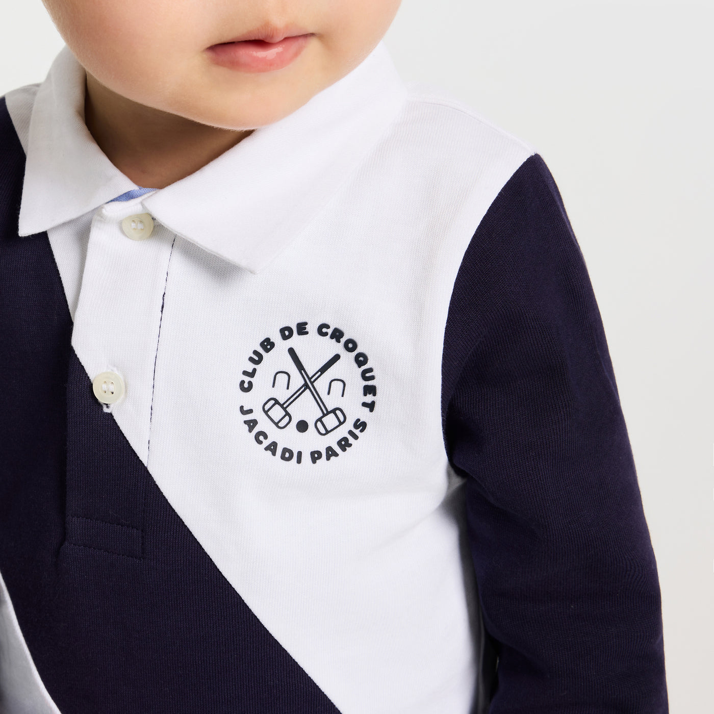 Baby boy cotton jersey rugby shirt