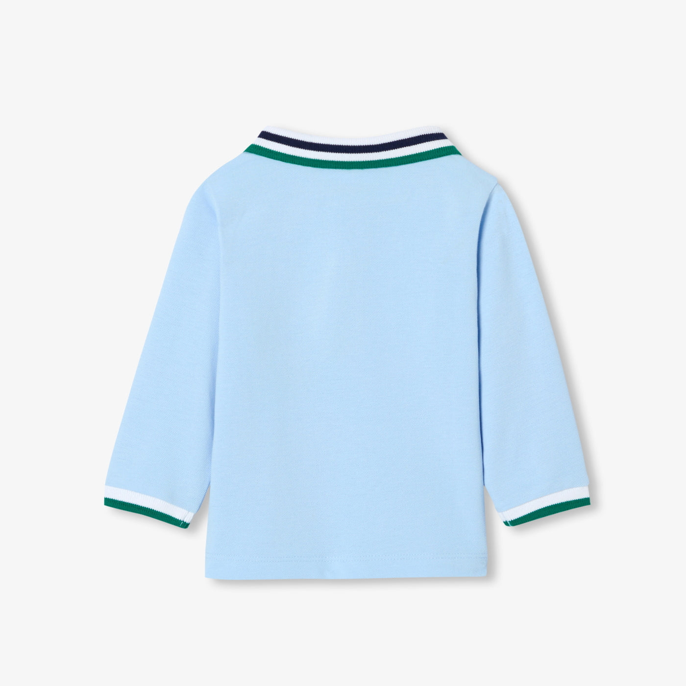 Baby boy long-sleeved polo shirt