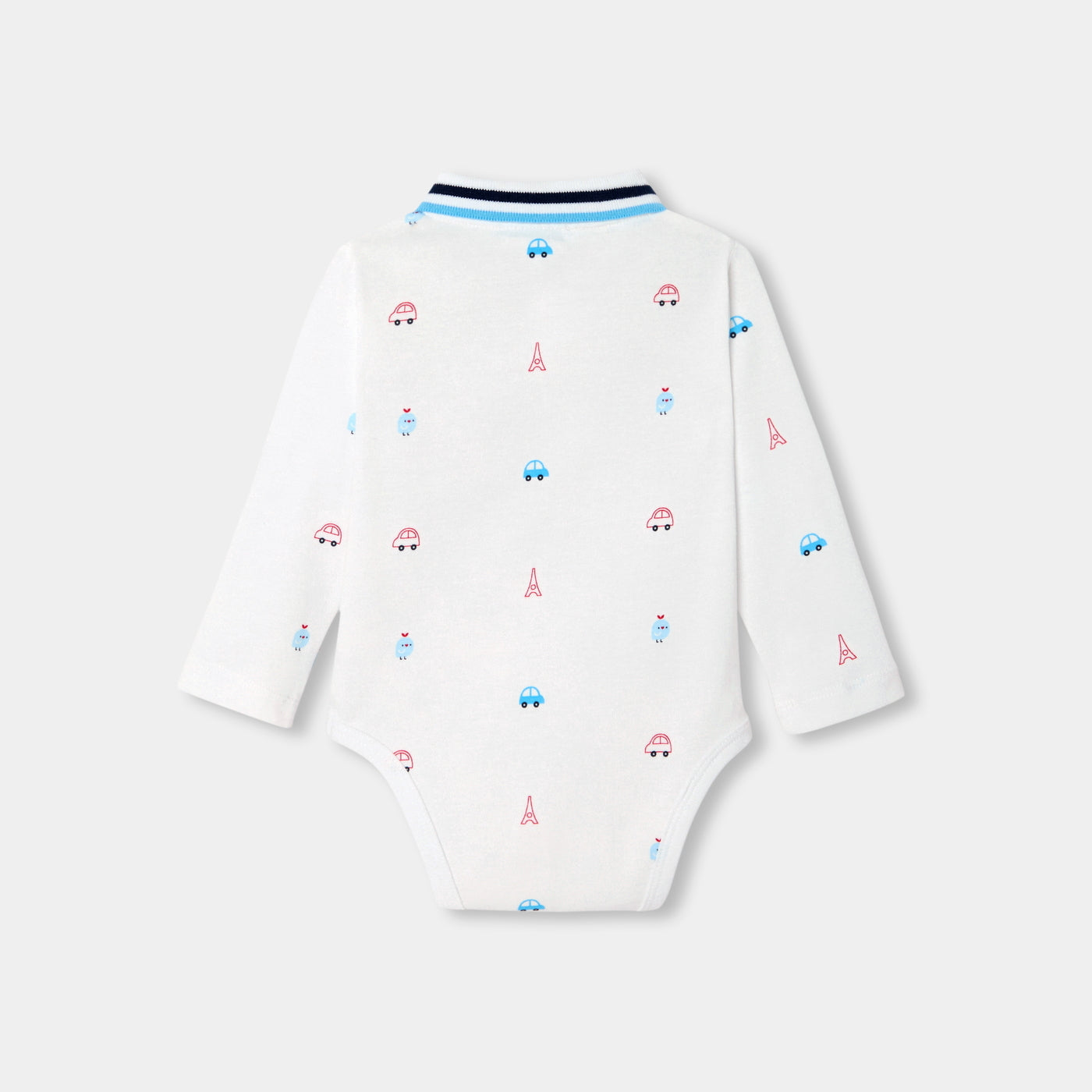 Baby boy long-sleeved rbunny print bodysuit