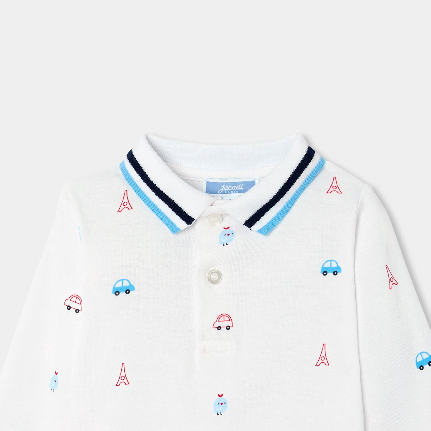 Baby boy long-sleeved rbunny print bodysuit
