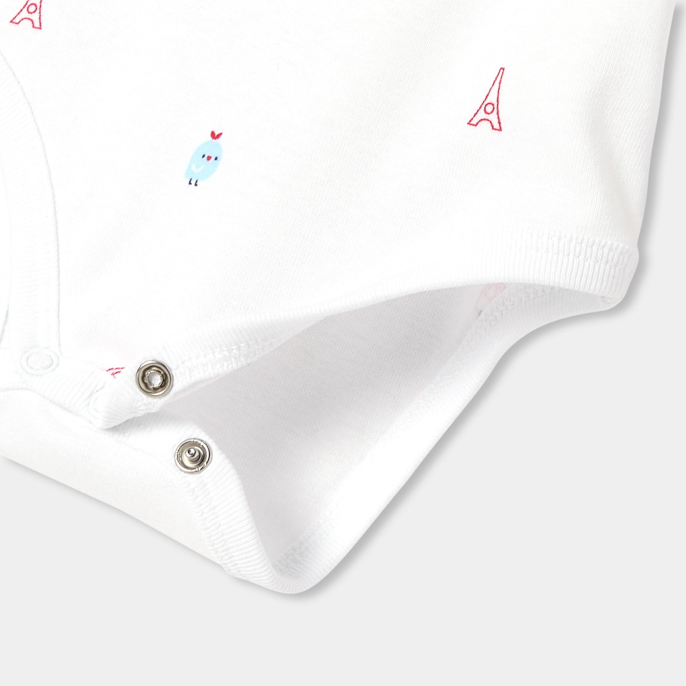 Baby boy long-sleeved rbunny print bodysuit