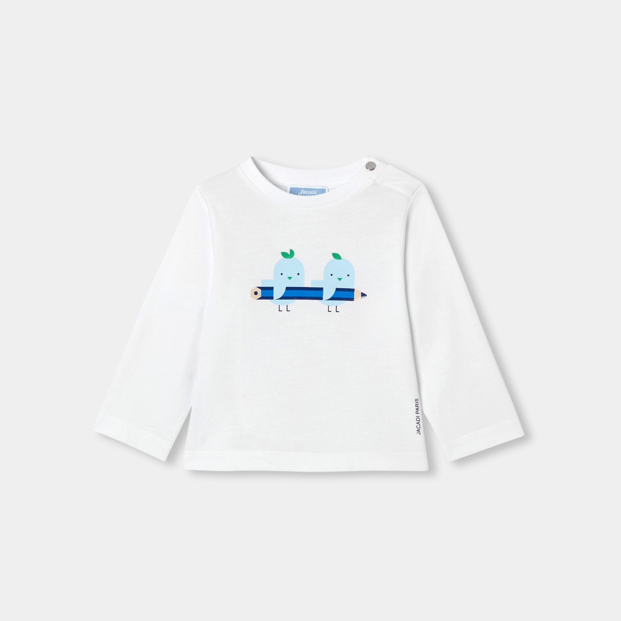 Baby boy cotton long-sleeved T-shirt