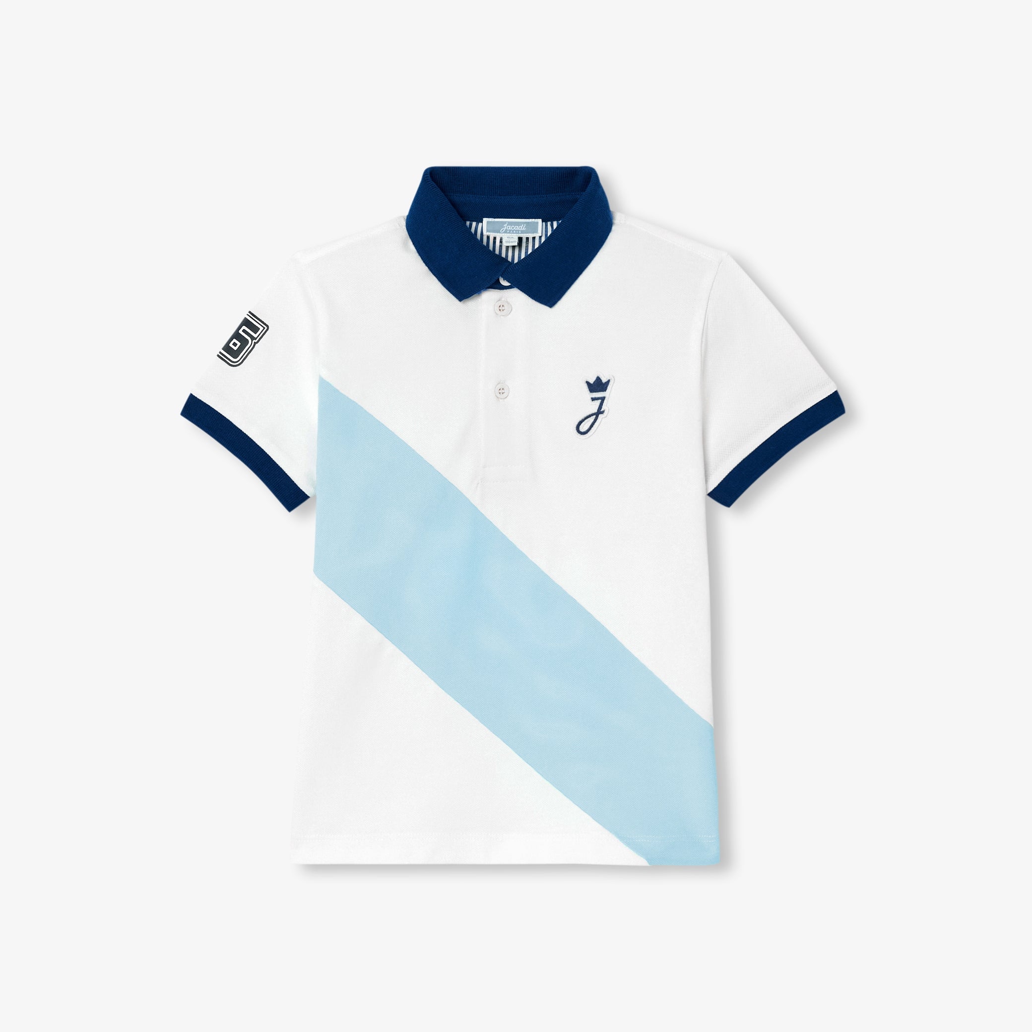 Boy cotton piqué polo shirt