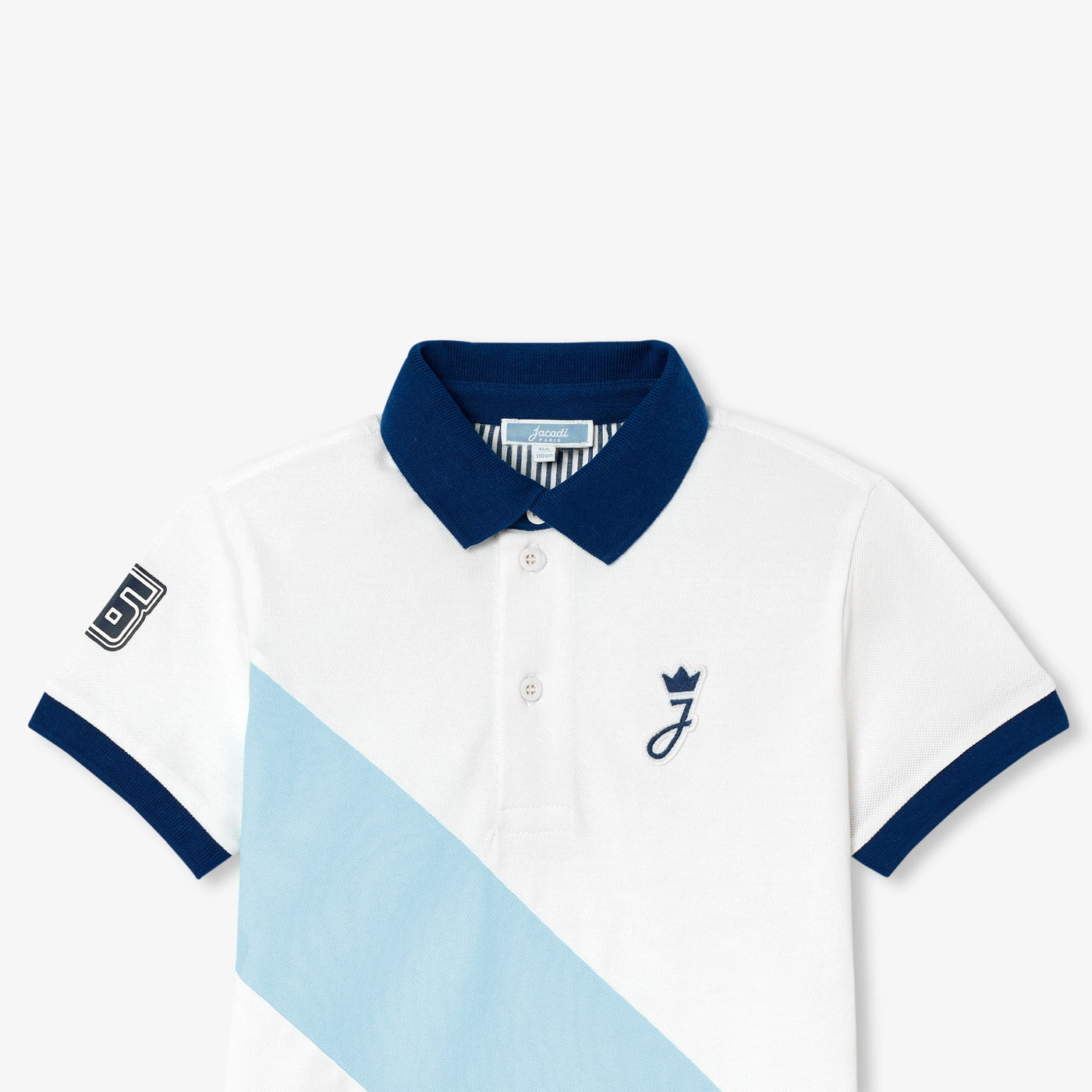 Boy cotton piqué polo shirt