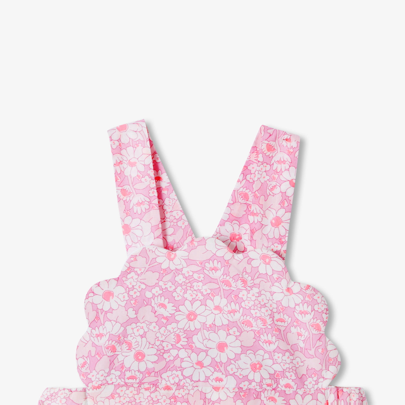 Baby girl Liberty fabric overalls
