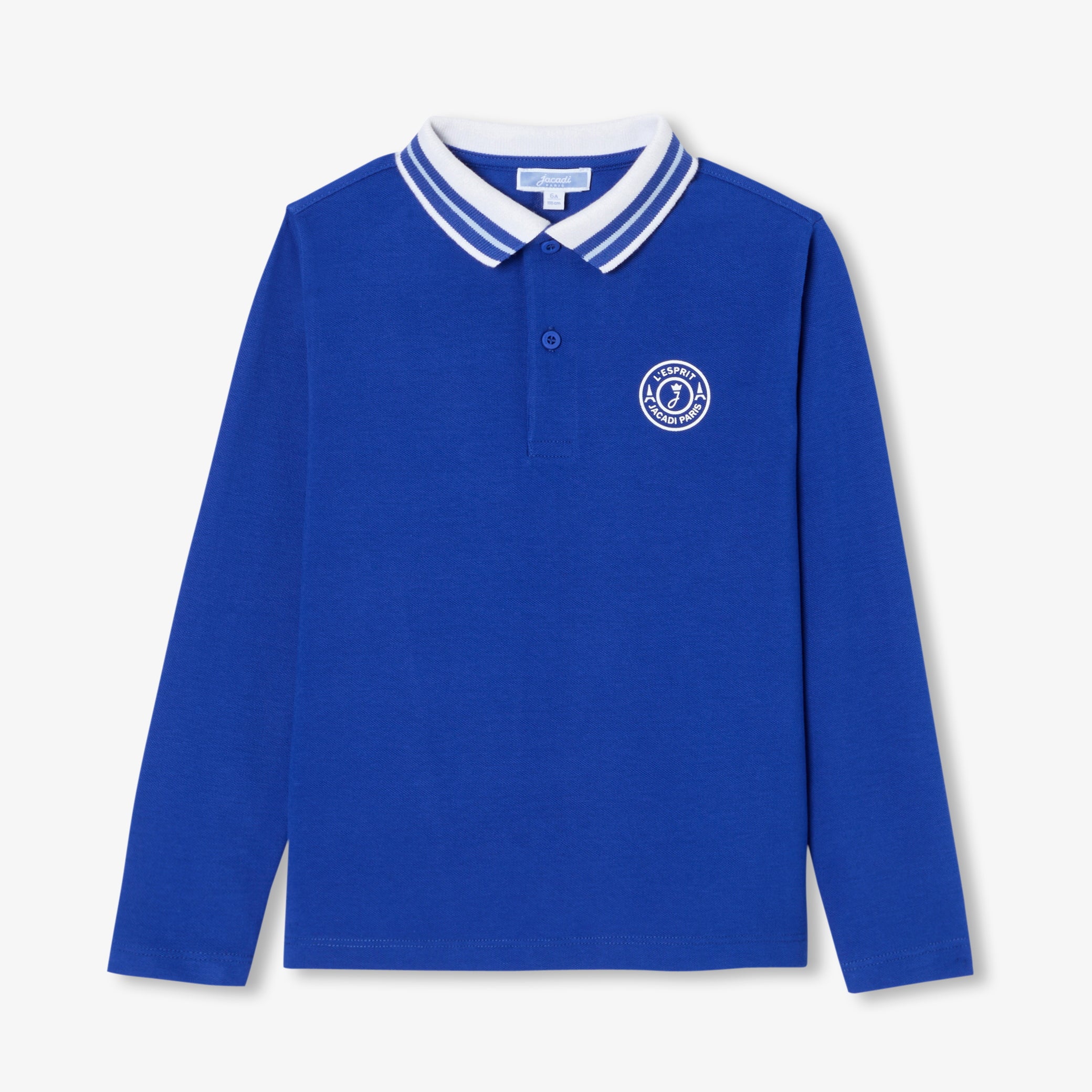 Boy cotton piqué polo shirt