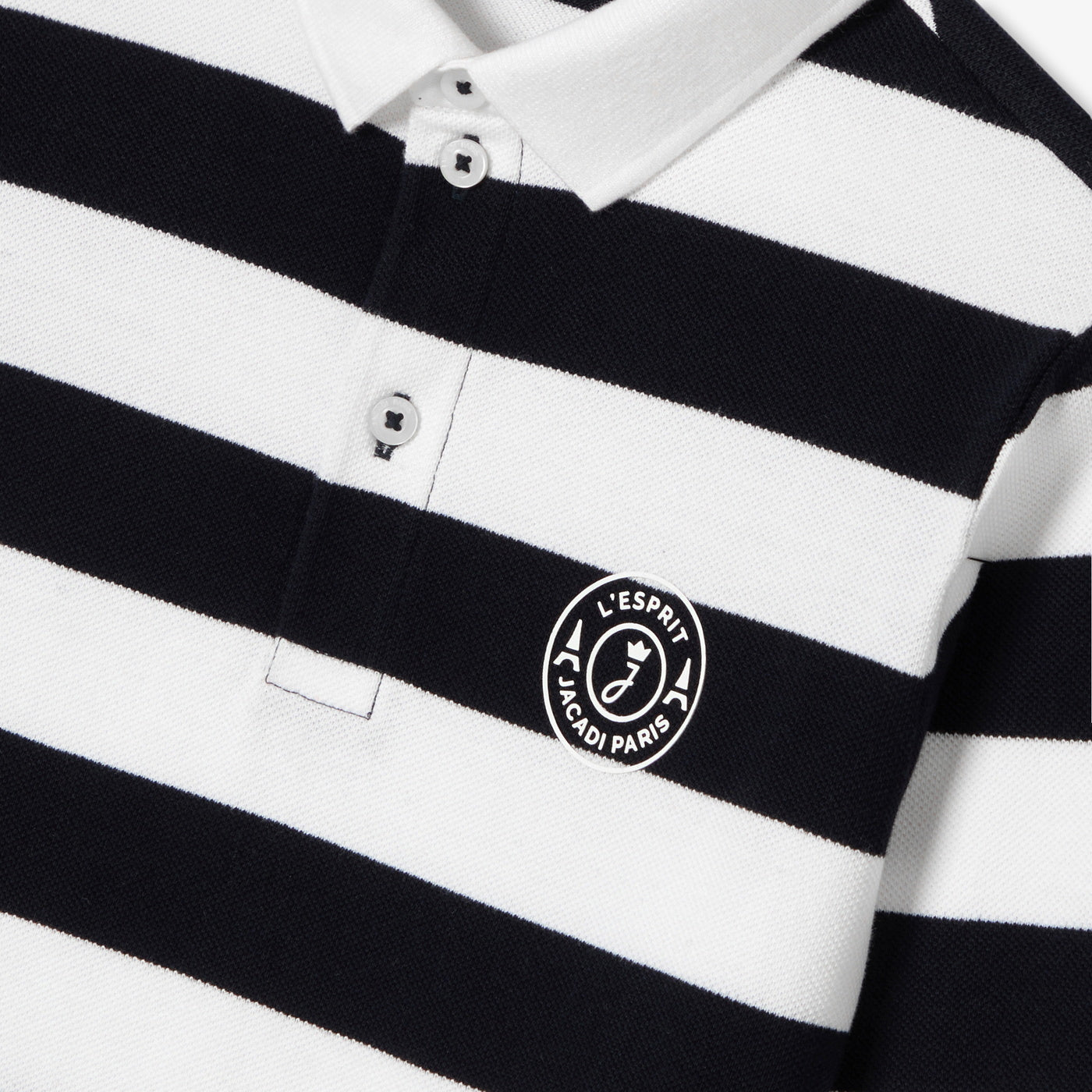 Child cotton piqué rugby polo shirt