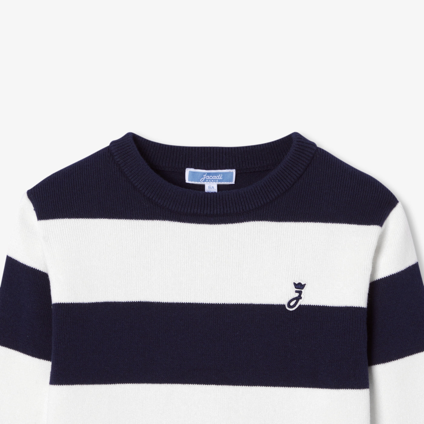 Boy striped cotton sweater