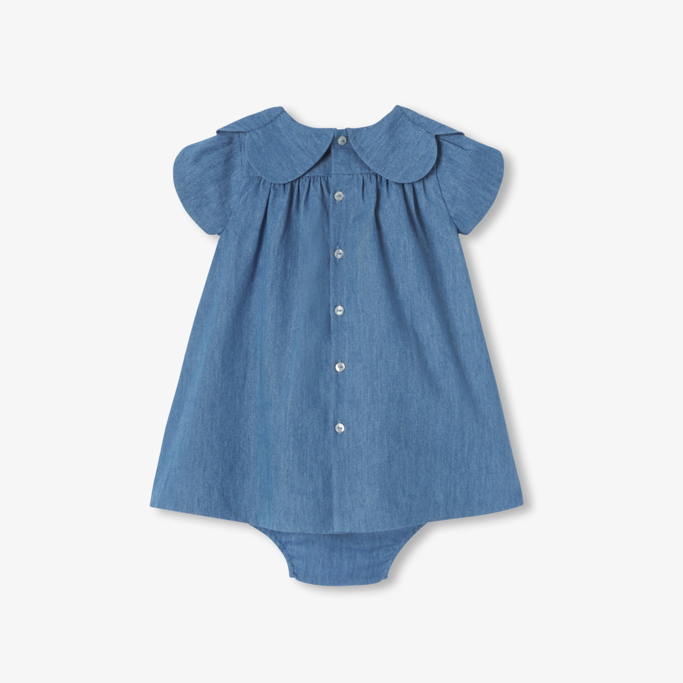 Baby girl chambray dress