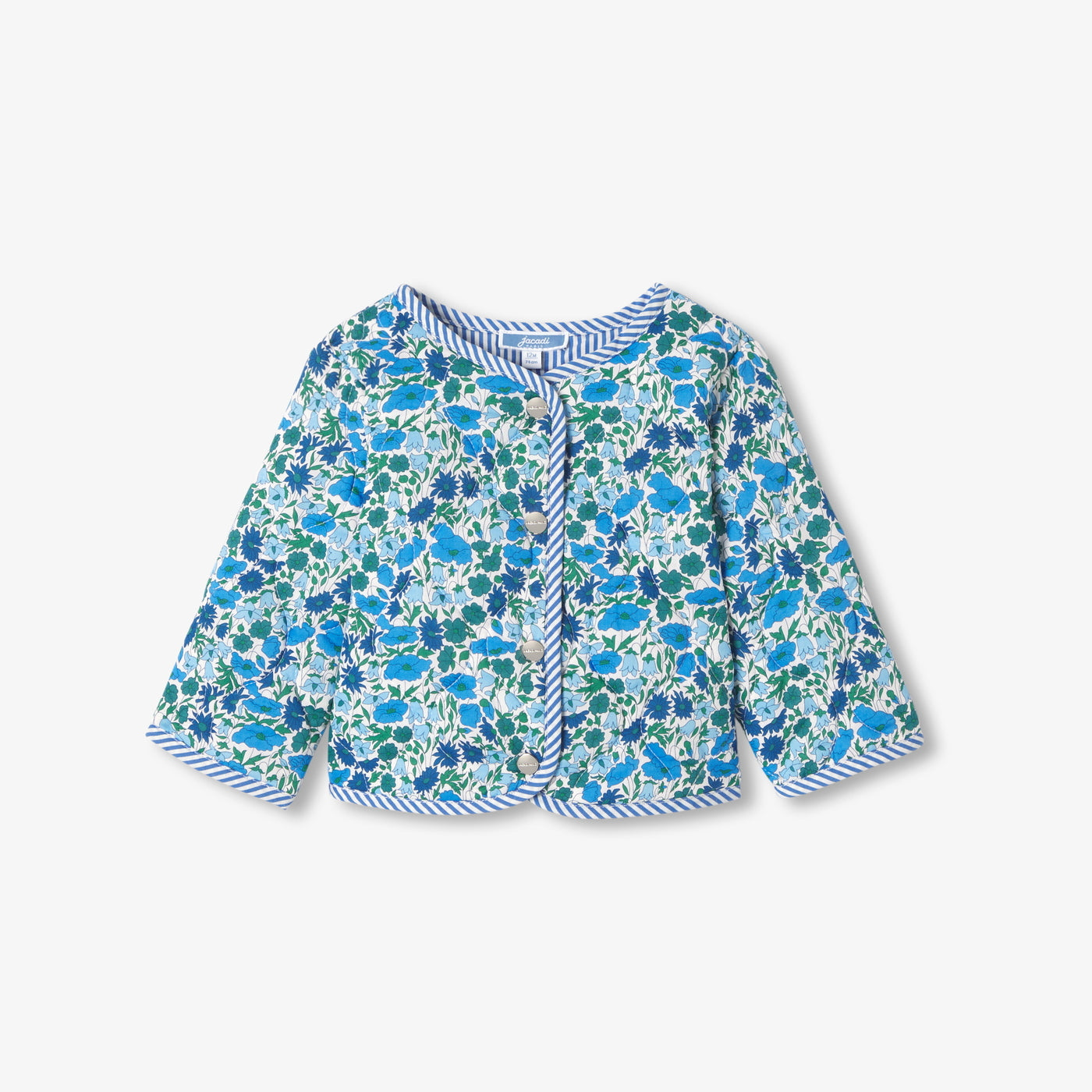 Baby girl jacket in Liberty fabric