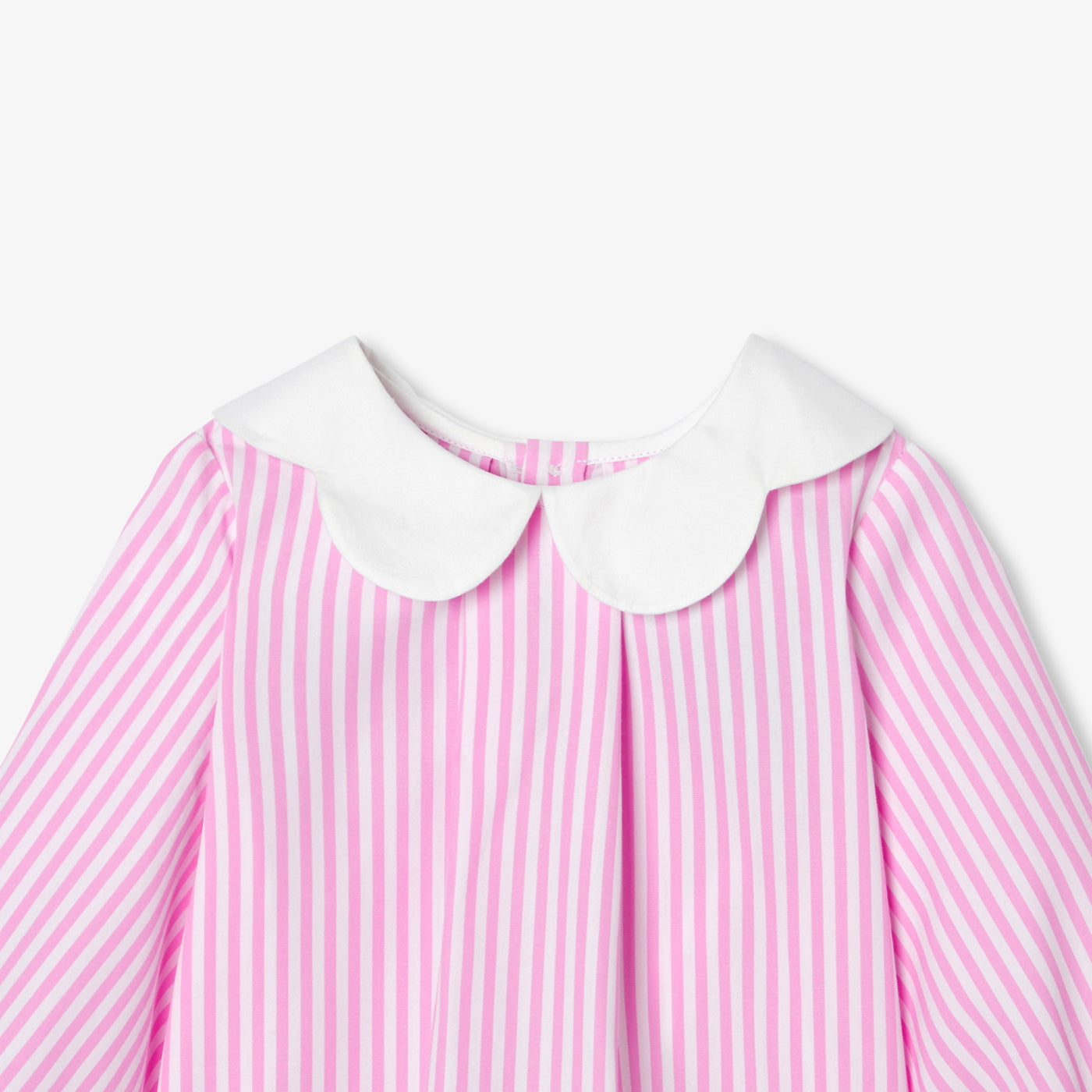 Baby girl striped poplin blouse